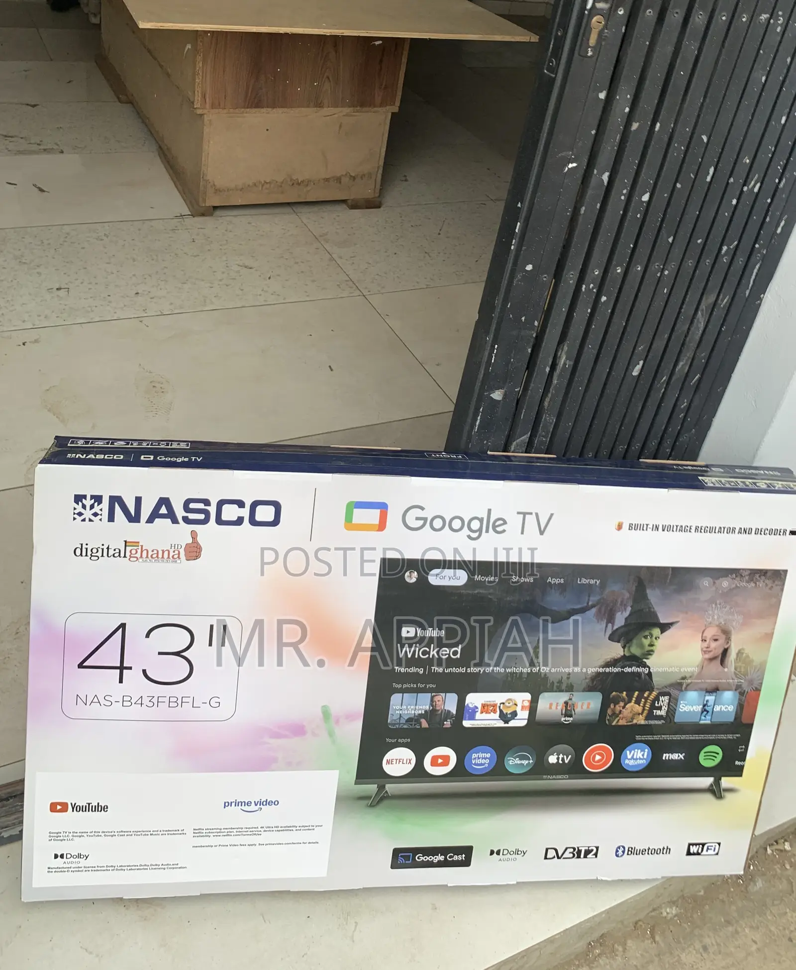 Purchase Durable Nasco 43” Full Hd Digital Satellite TV 