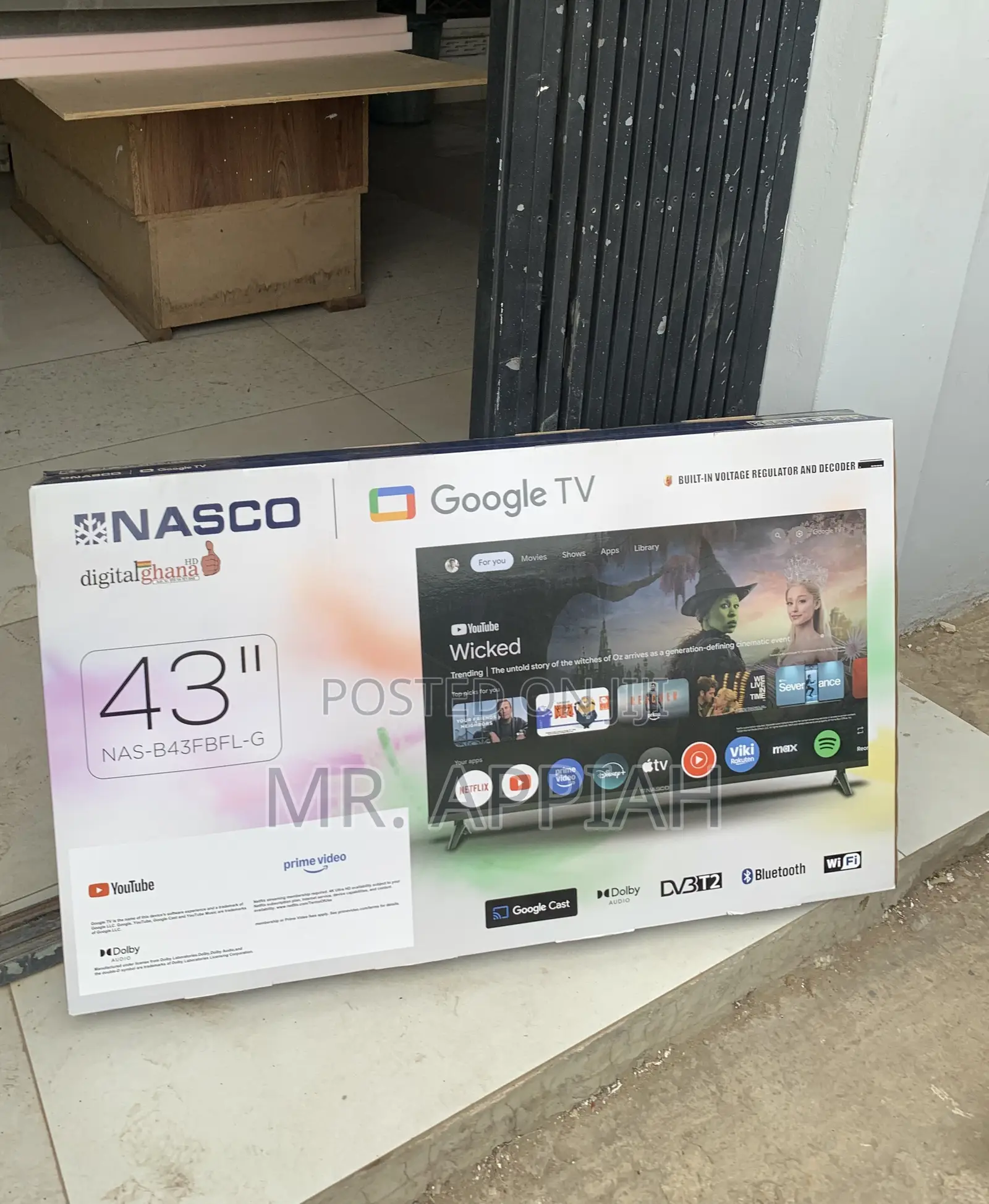 Purchase Durable Nasco 43” Full Hd Digital Satellite TV 