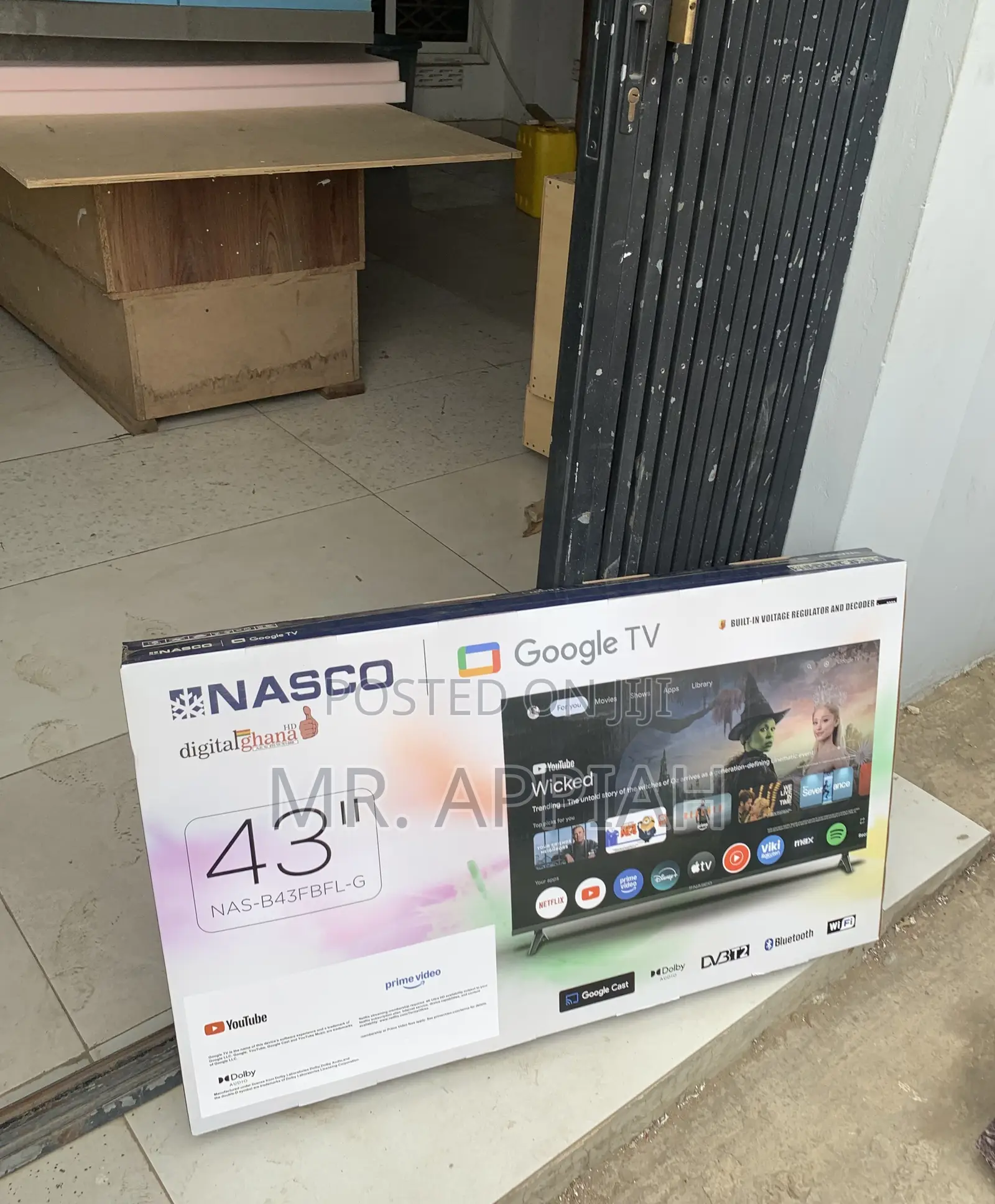 Get Classic Nasco 43” Led Digital Satellite TV(2025 Model).