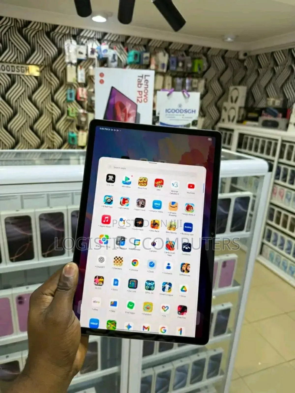 New Lenovo Tab P12 128 GB Black