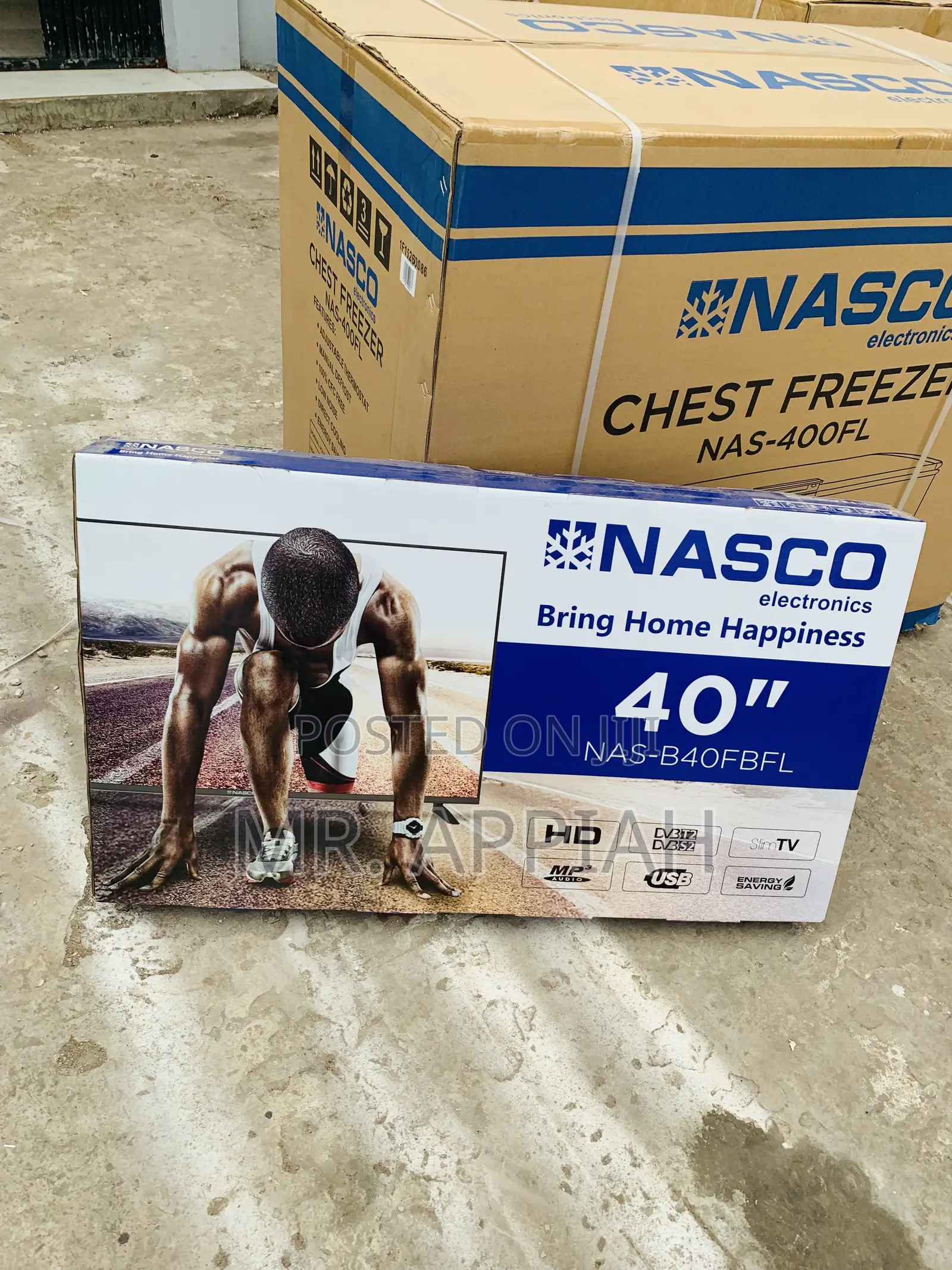 Shop Affordable Nasco 40” Led Digital Satellite Television(Black)