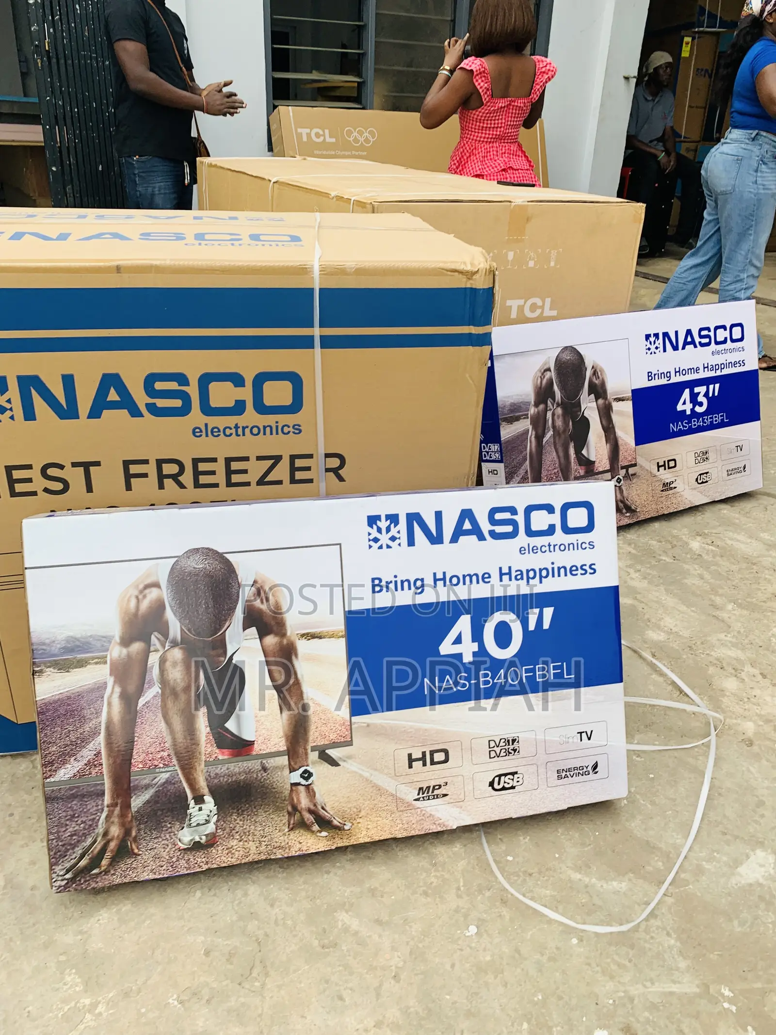 Unique Nasco 40 Inch Digital Satellite Television(Black) 