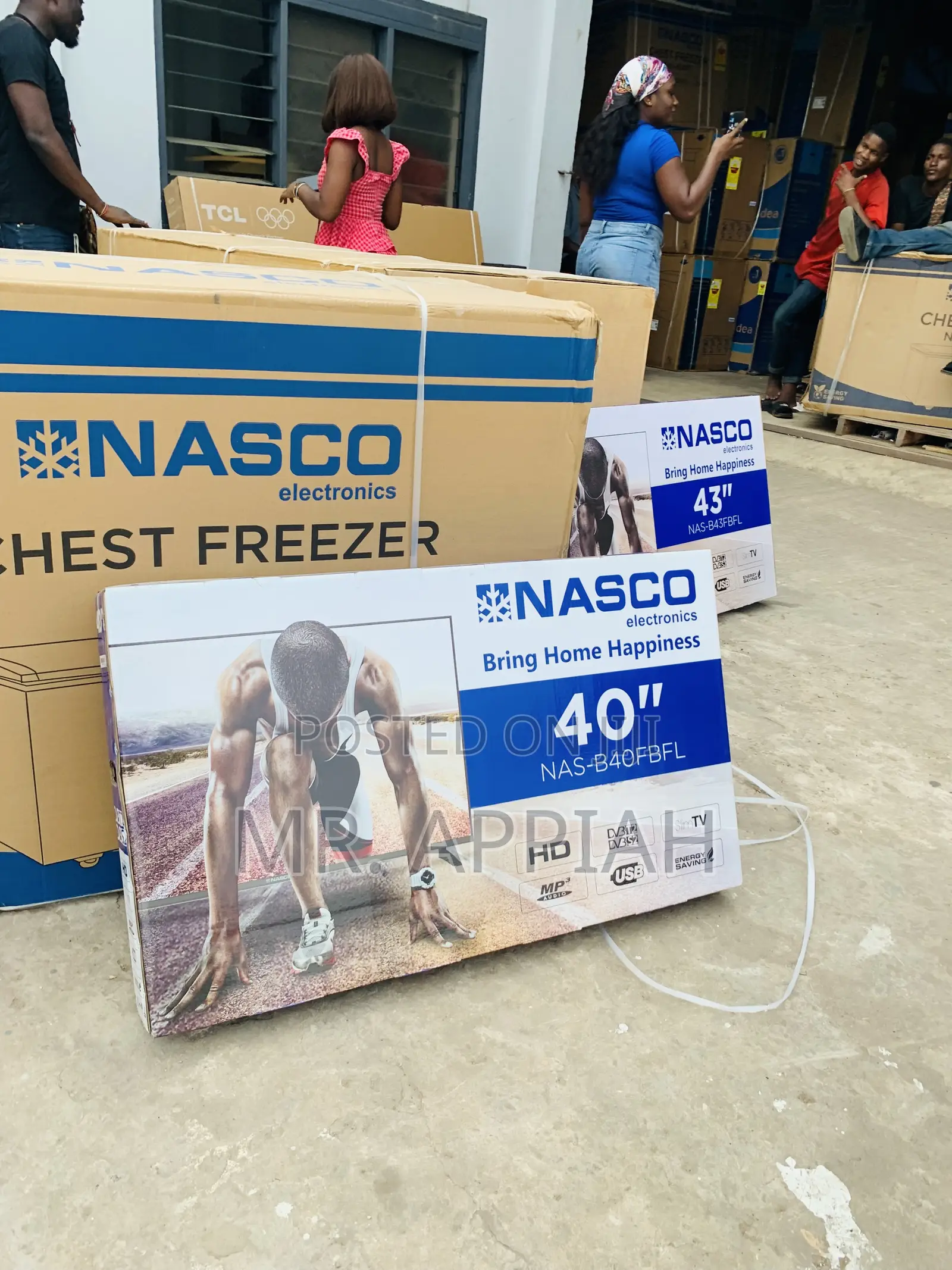 Unique Nasco 40 Inch Digital Satellite Television(Black) 