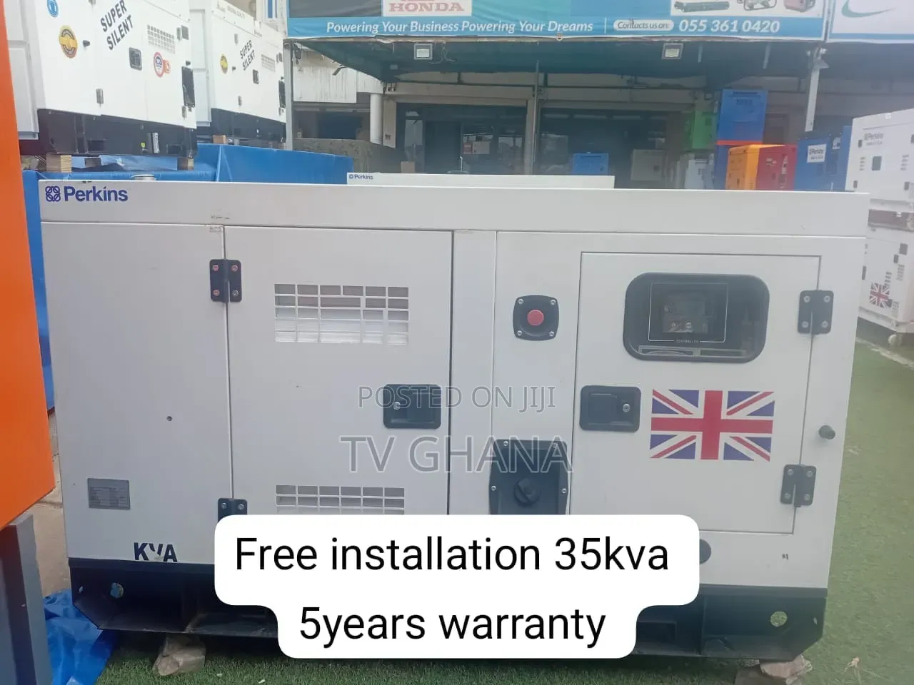 Original Perkins 35kVA Diesel Genset – High Performance35kva