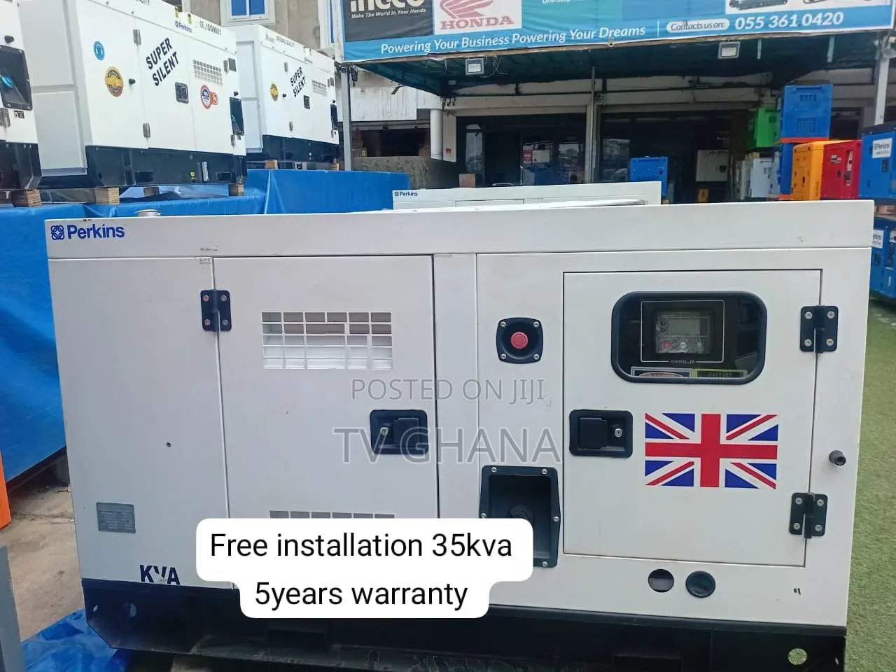 Industrial Perkins 35kVA Generator – Built for Heavy Duty35kva