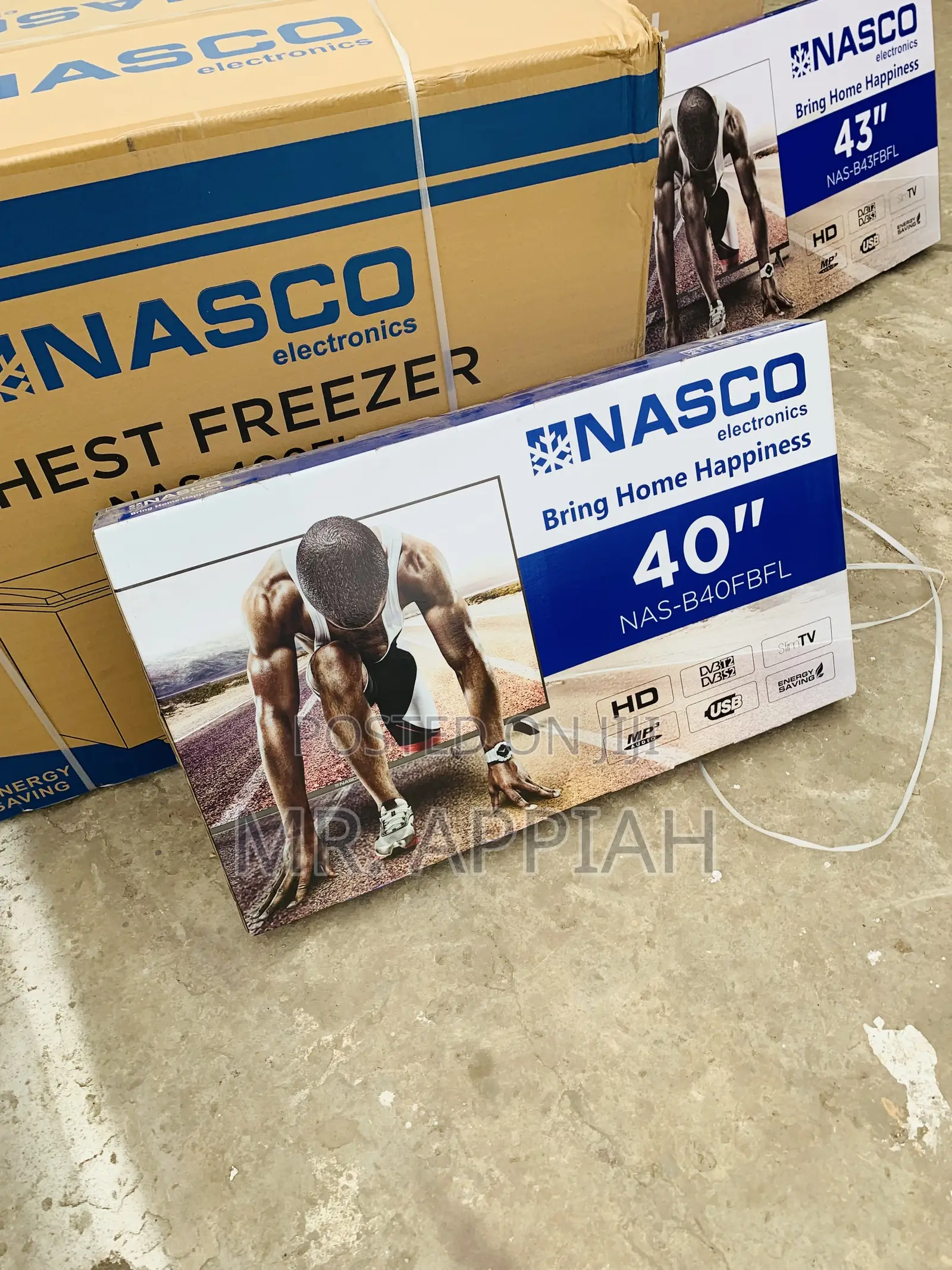 Get Premium Nasco 40” Digital Satellite Television(Black $