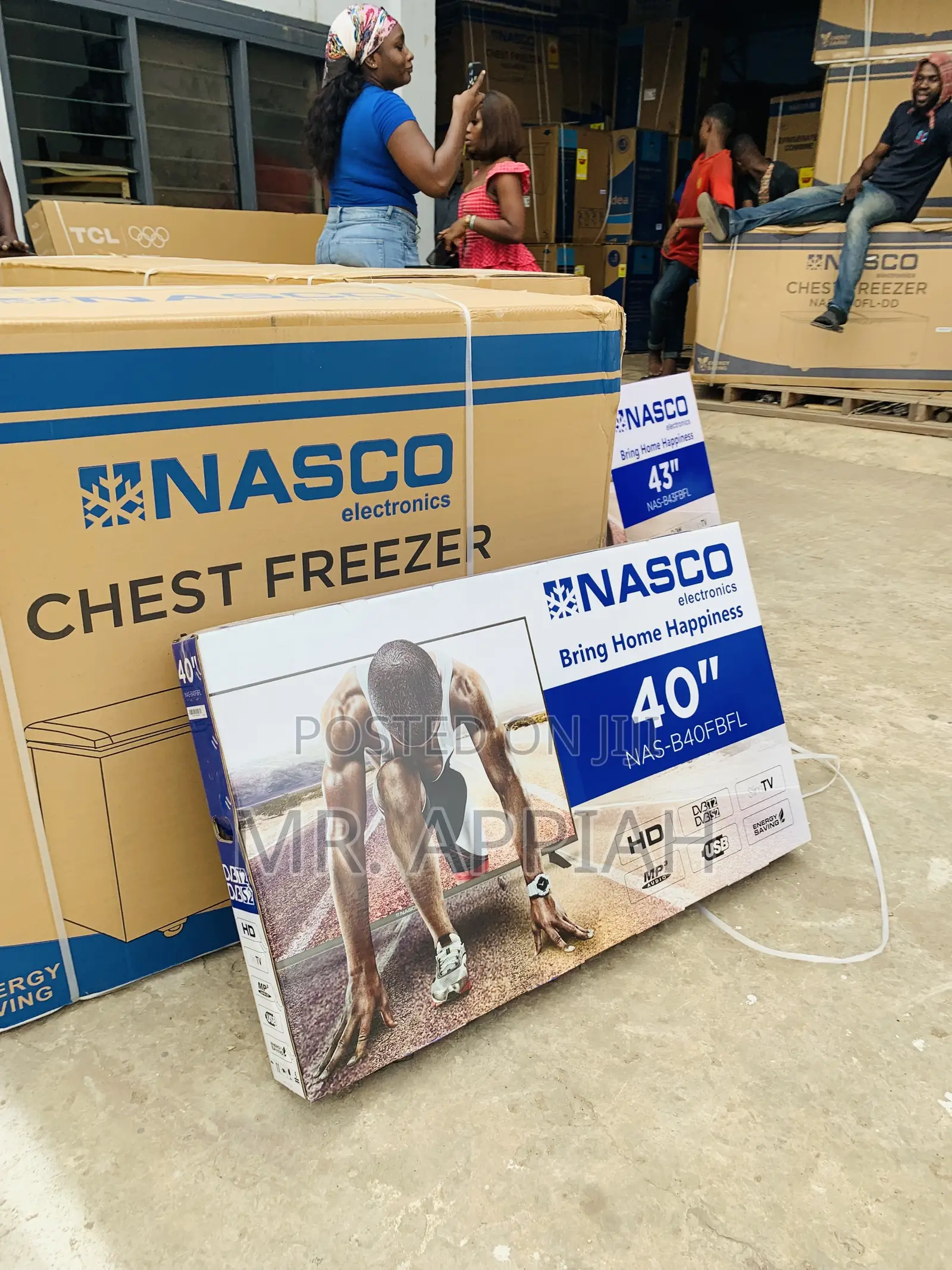 Get Premium Nasco 40” Digital Satellite Television(Black $