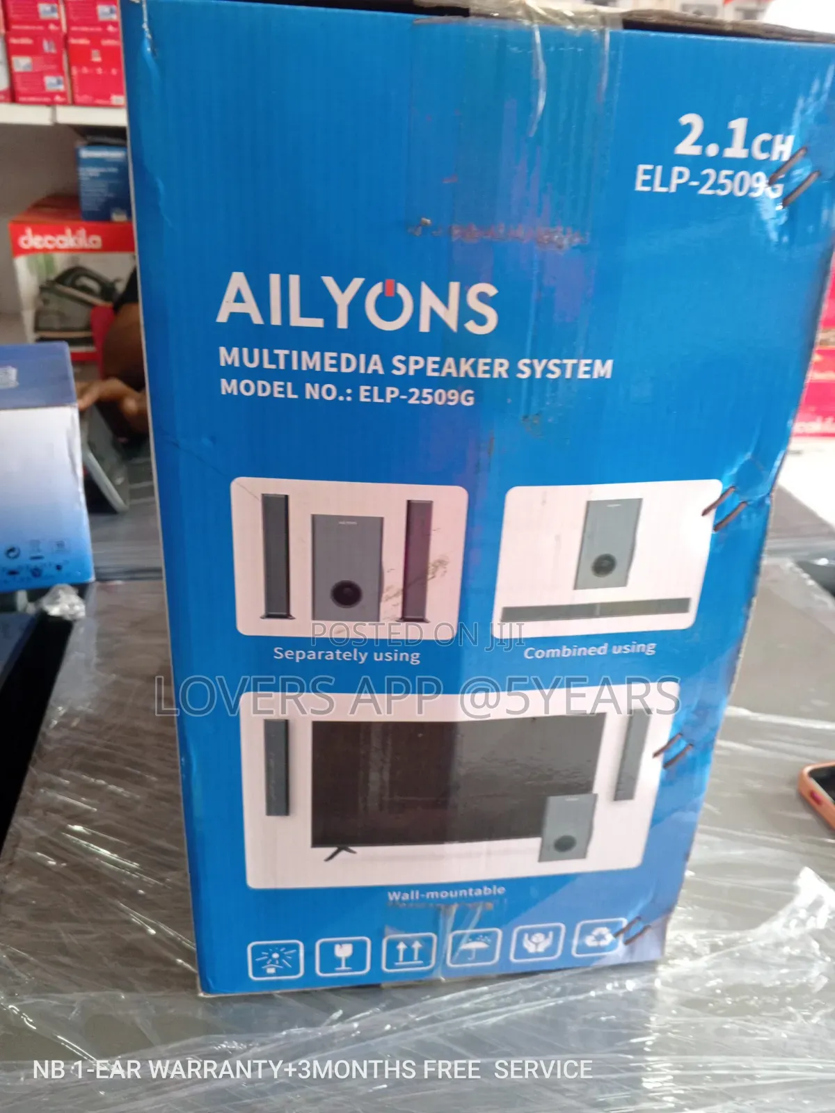 Ailyons High- Power Speaker- Deep Bass