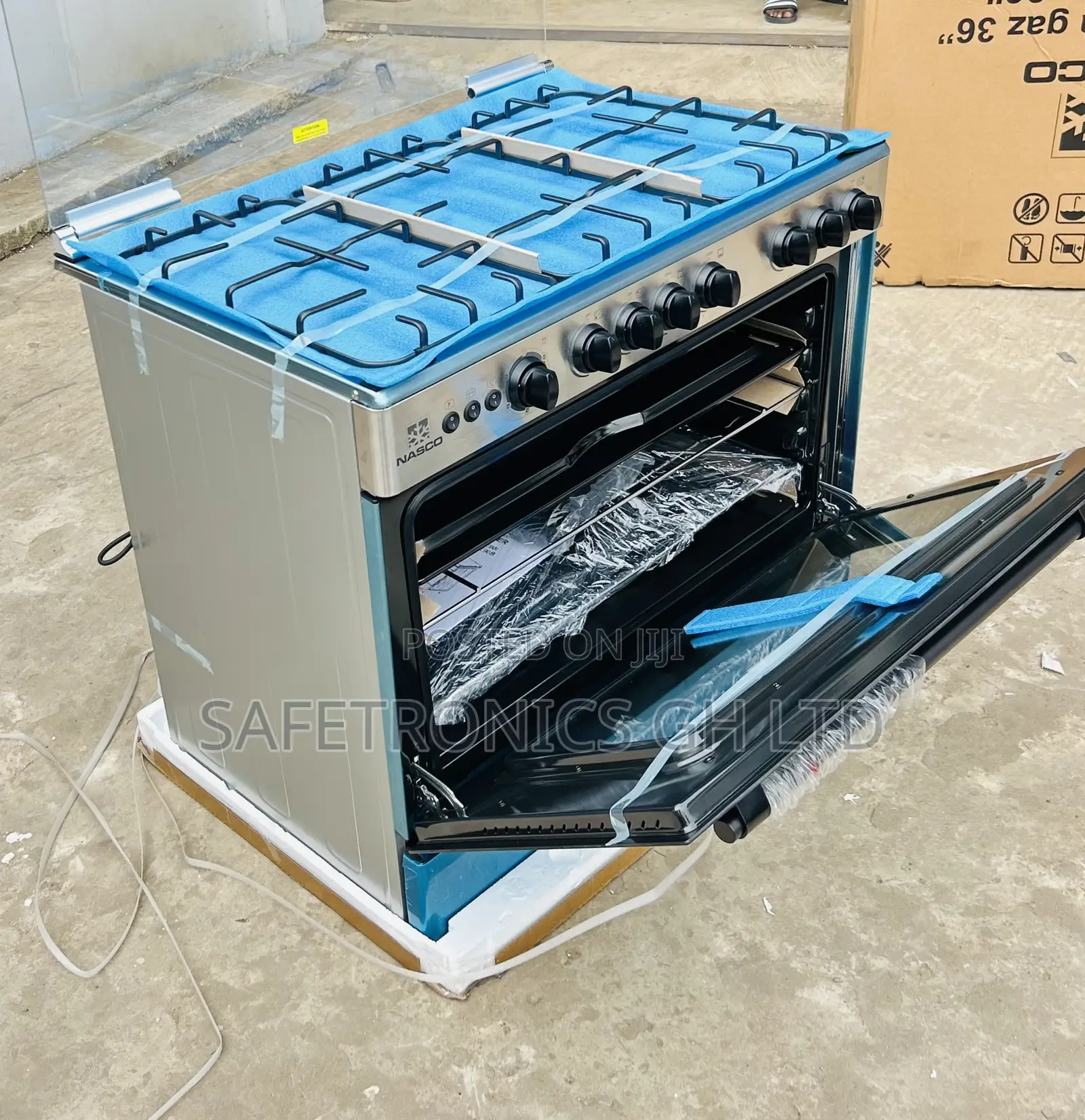 Quality Yet Affordable Grey 60x90 5 Gas Cooker Nasco Oven