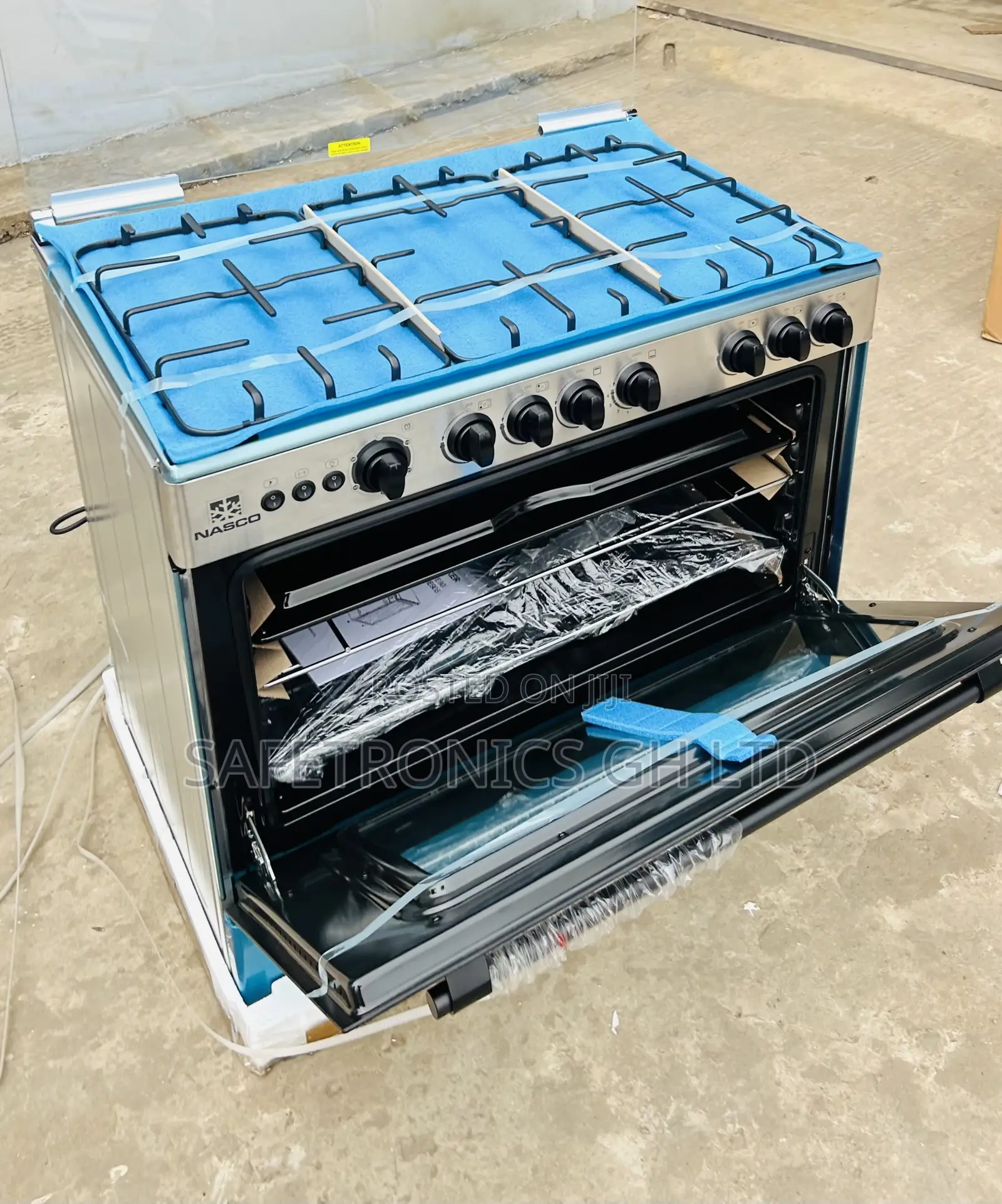 Newly Stock Grey 5 Gas Cooker Oven Grey Nasco 60x90