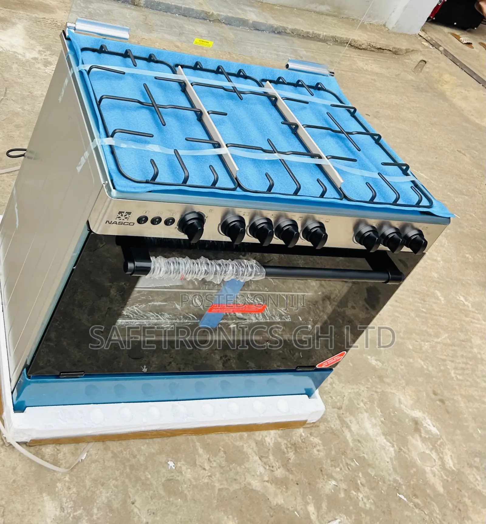 Newly Stock Grey 5 Gas Cooker Oven Grey Nasco 60x90