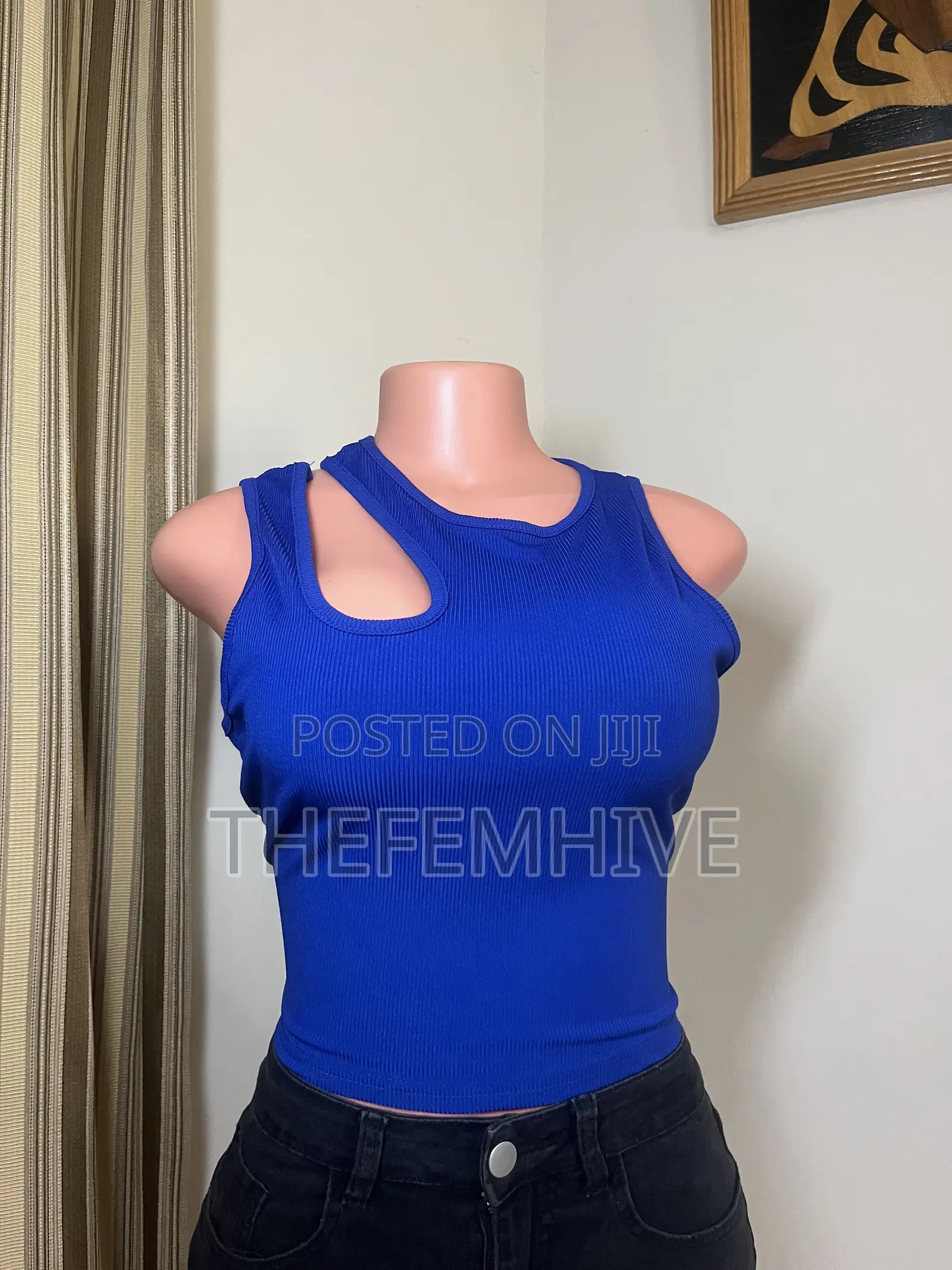 Blue Pretty Little Thing Crop Top