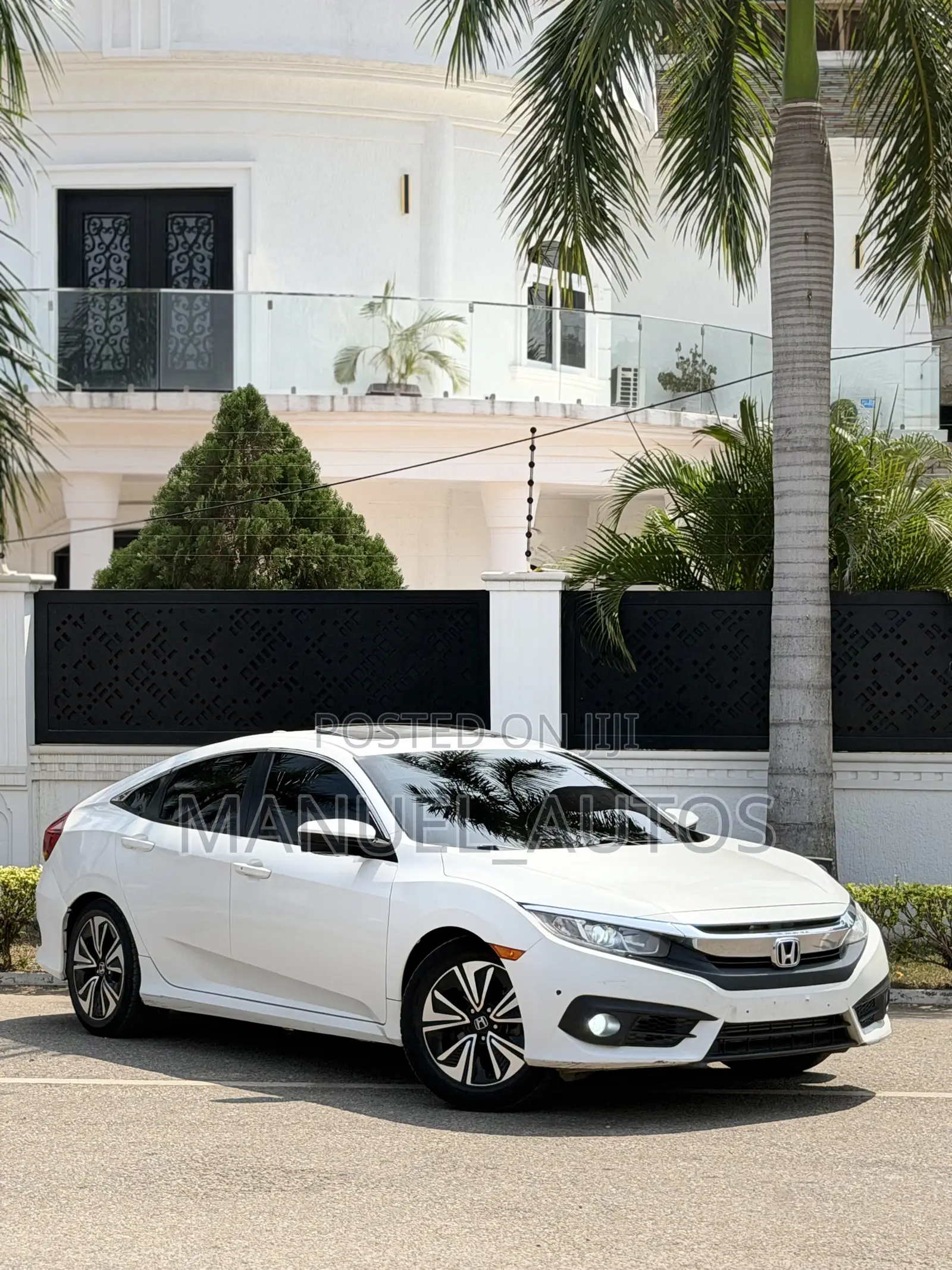 Honda Civic EX 4dr Sedan (2.0L 4cyl) 2017 White