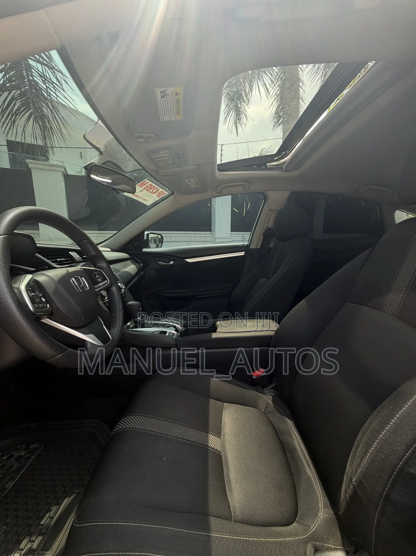 Honda Civic EX 4dr Sedan (2.0L 4cyl) 2017 White