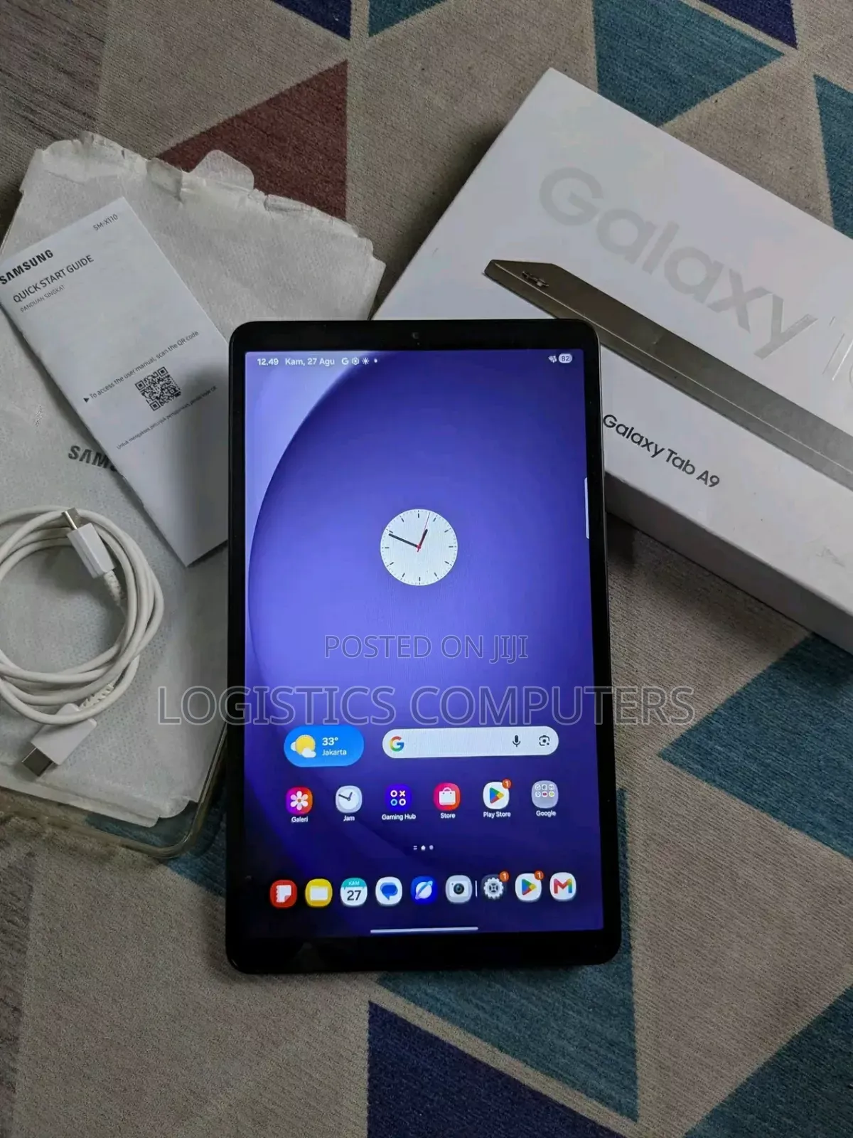 New Samsung Galaxy Tab A9 128 GB Black