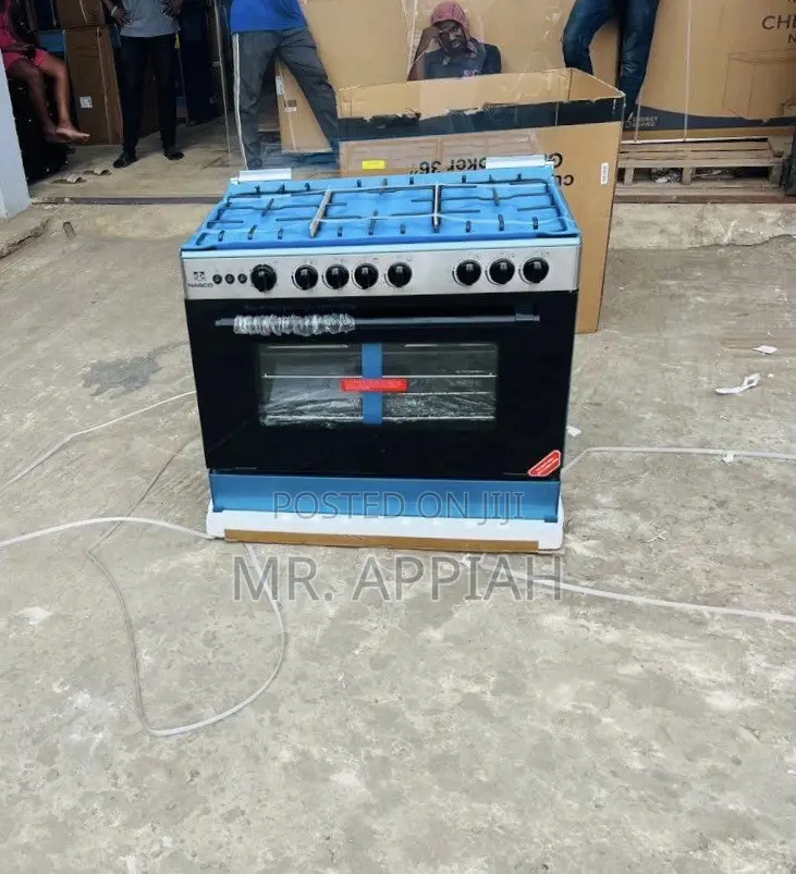 Shop Quality Nasco 5 Gas Burner With Oven Grill(Stainless Steel)