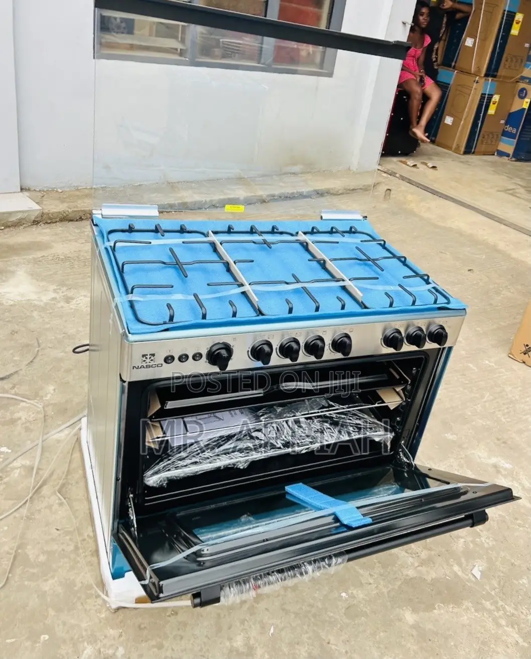 Super Quality Nasco Gas Oven 5 Burner With Grill