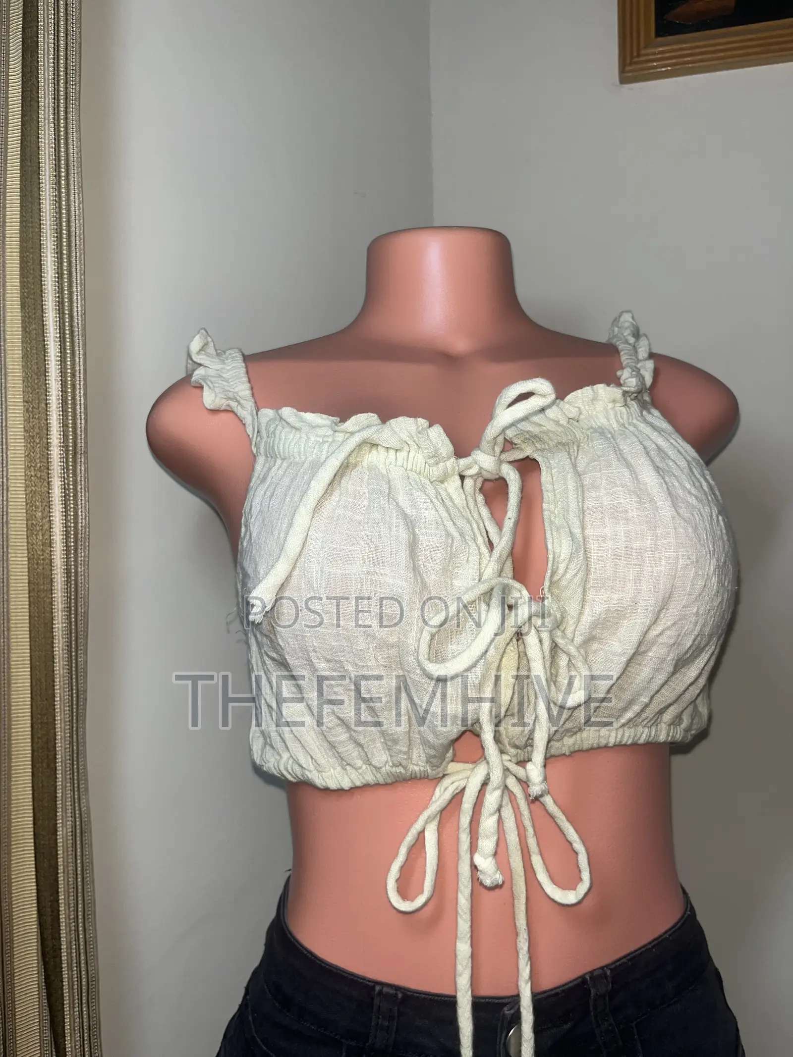 Yellow Urban Outfitters Crop Top