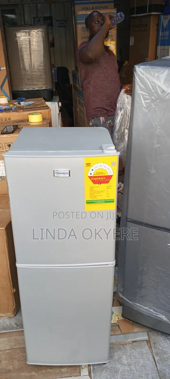Latest Nasco 116 Liters Bottom Freezer Refrigerator