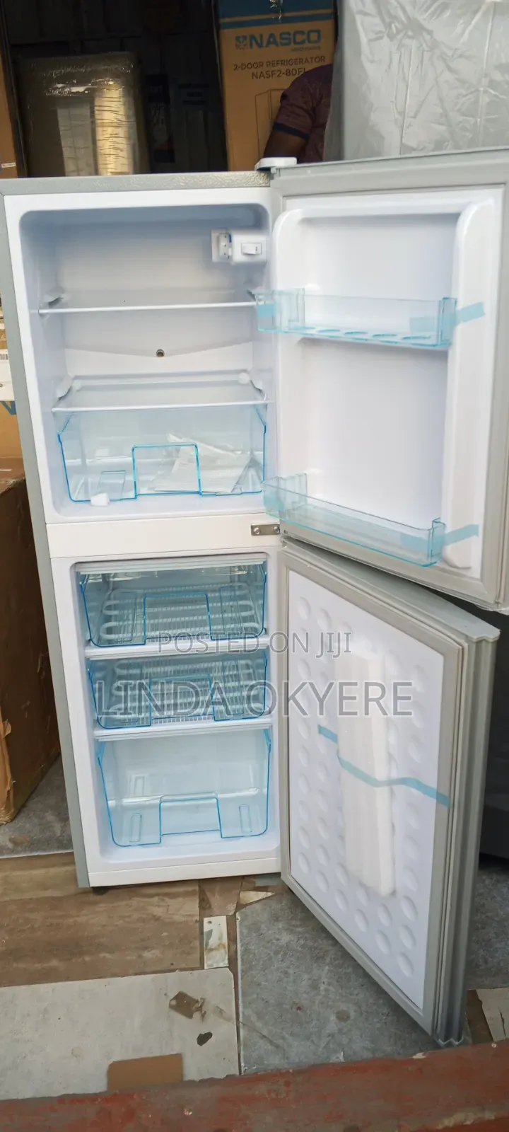 Latest Nasco 116 Liters Bottom Freezer Refrigerator