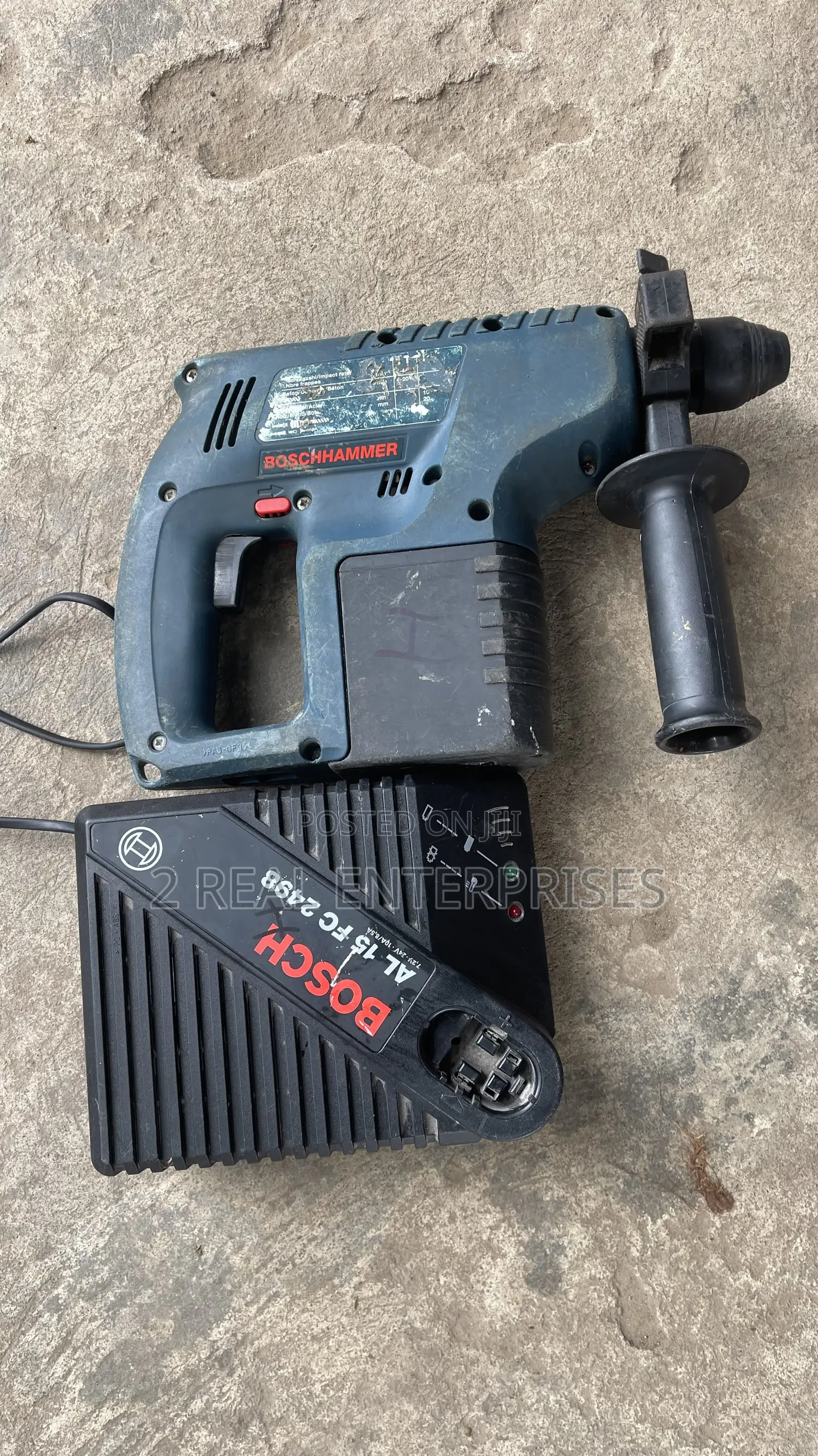 Bosch GBH 24 VRE Professional Cordless Rotary Hammer Drill UK Used