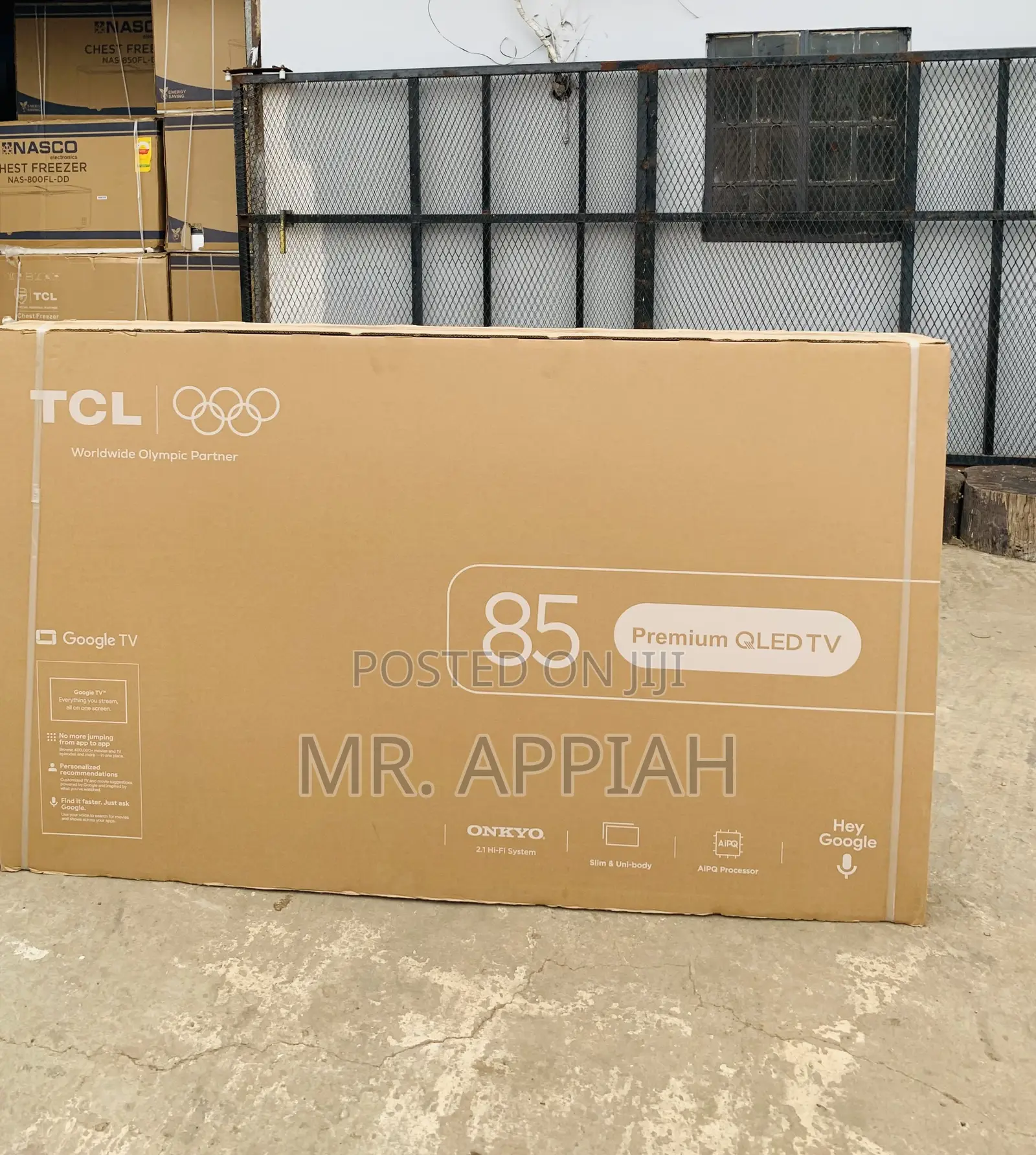 Choose Durable TCL 85p7L 85”Qled Google Smart Television