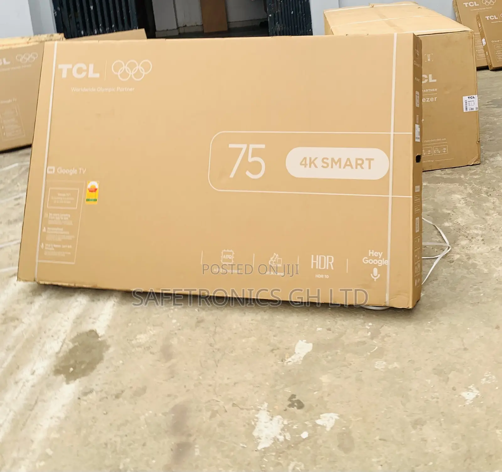 Powerful New TCL 75'' Uhd Led 75p6k Smart Android Television
