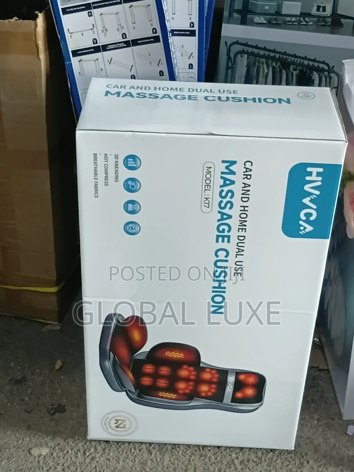 HVCA Electric Massage Cushion – Car Home Dual Use