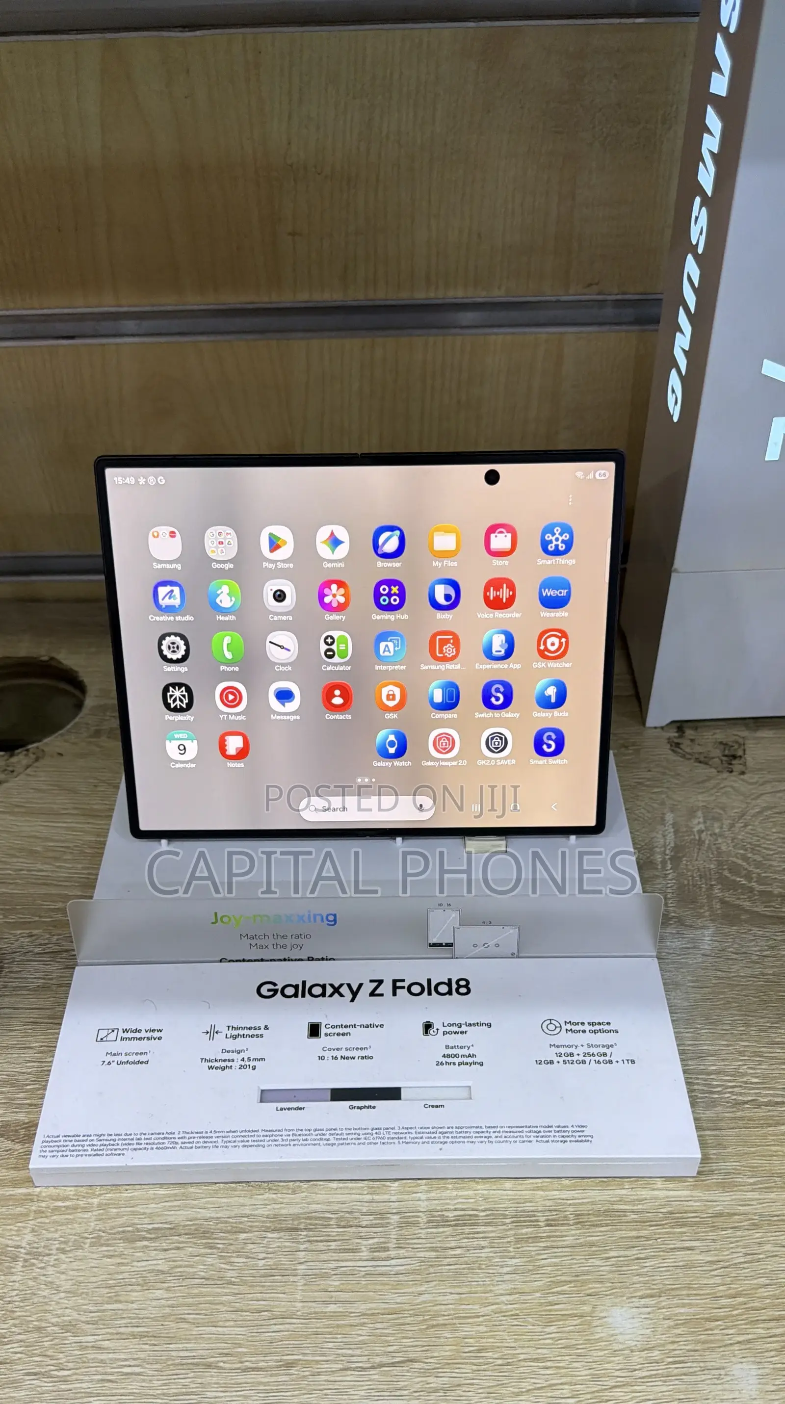 New Samsung Galaxy Z Fold8 512 GB Black