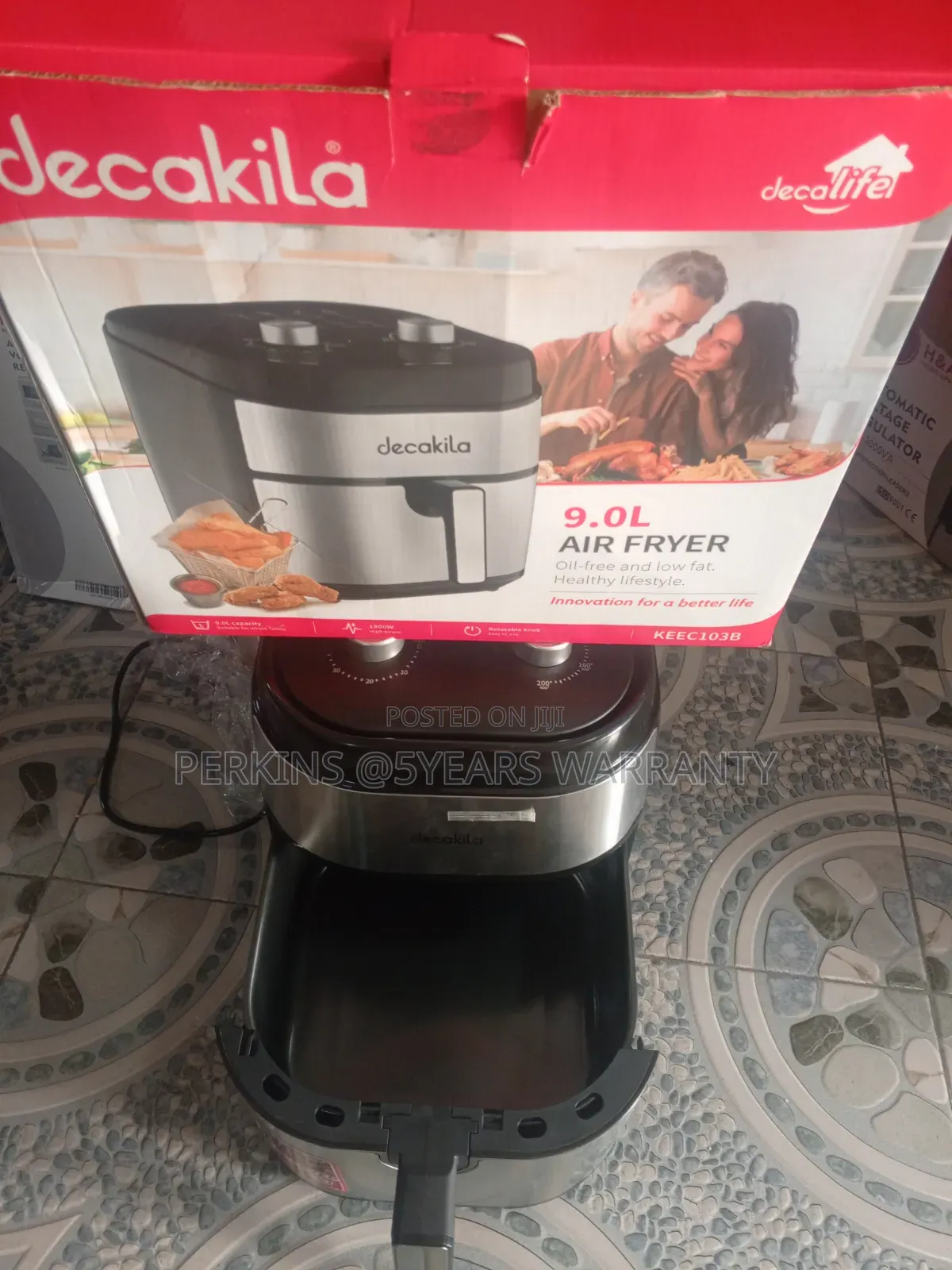 Eco Friendly Decakila Air Fryer 9L Air Fryer