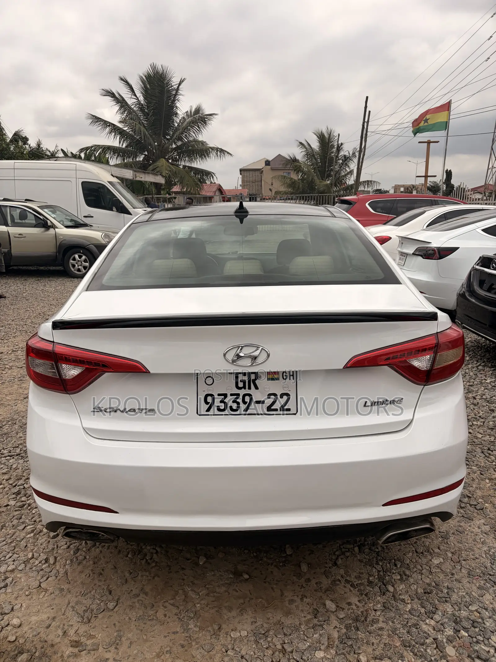 Hyundai Sonata Limited 4dr Sedan (2.0L 4cyl Turbo 6A) 2014 White