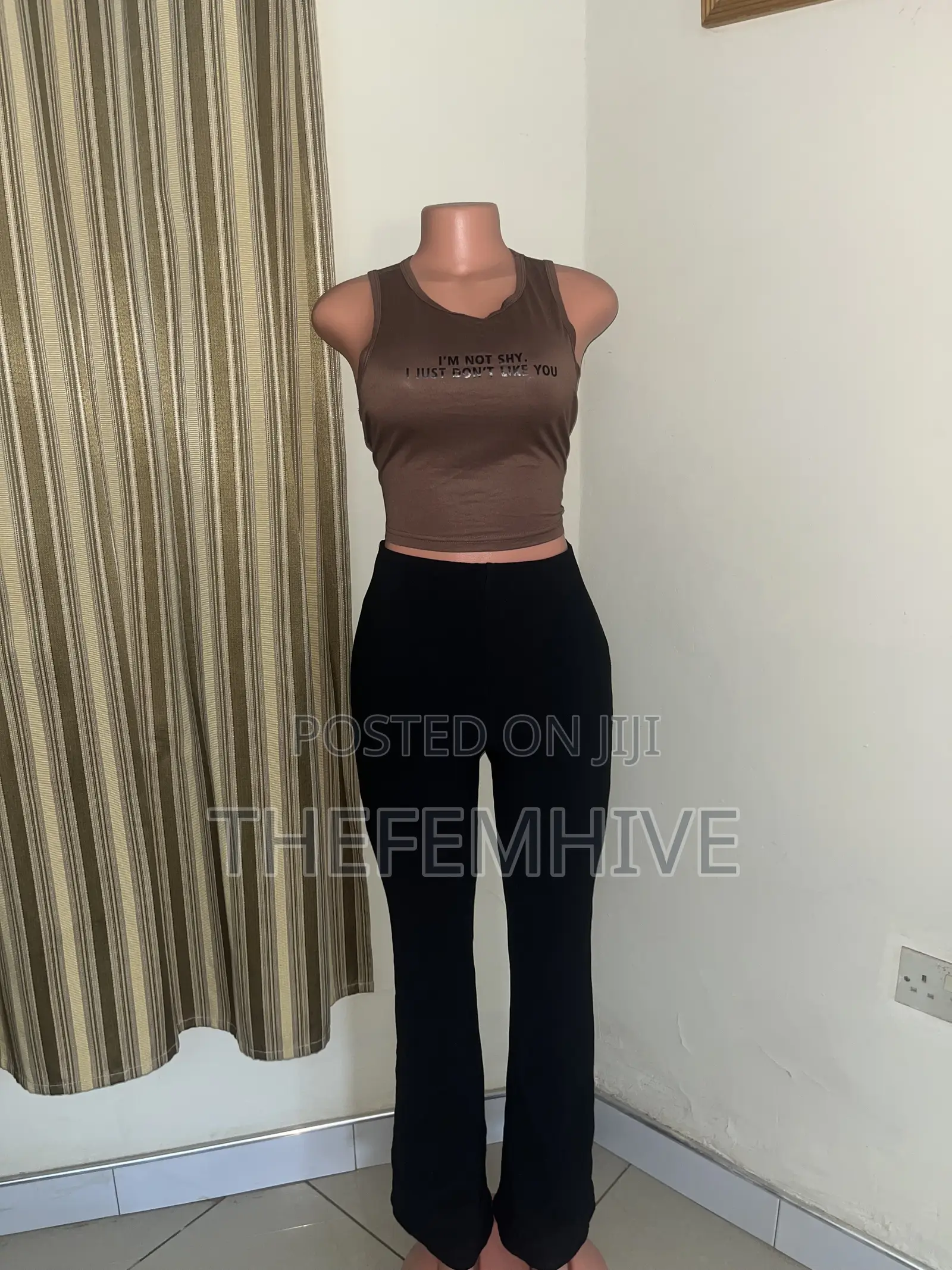 Black Shein Palazzo Pants