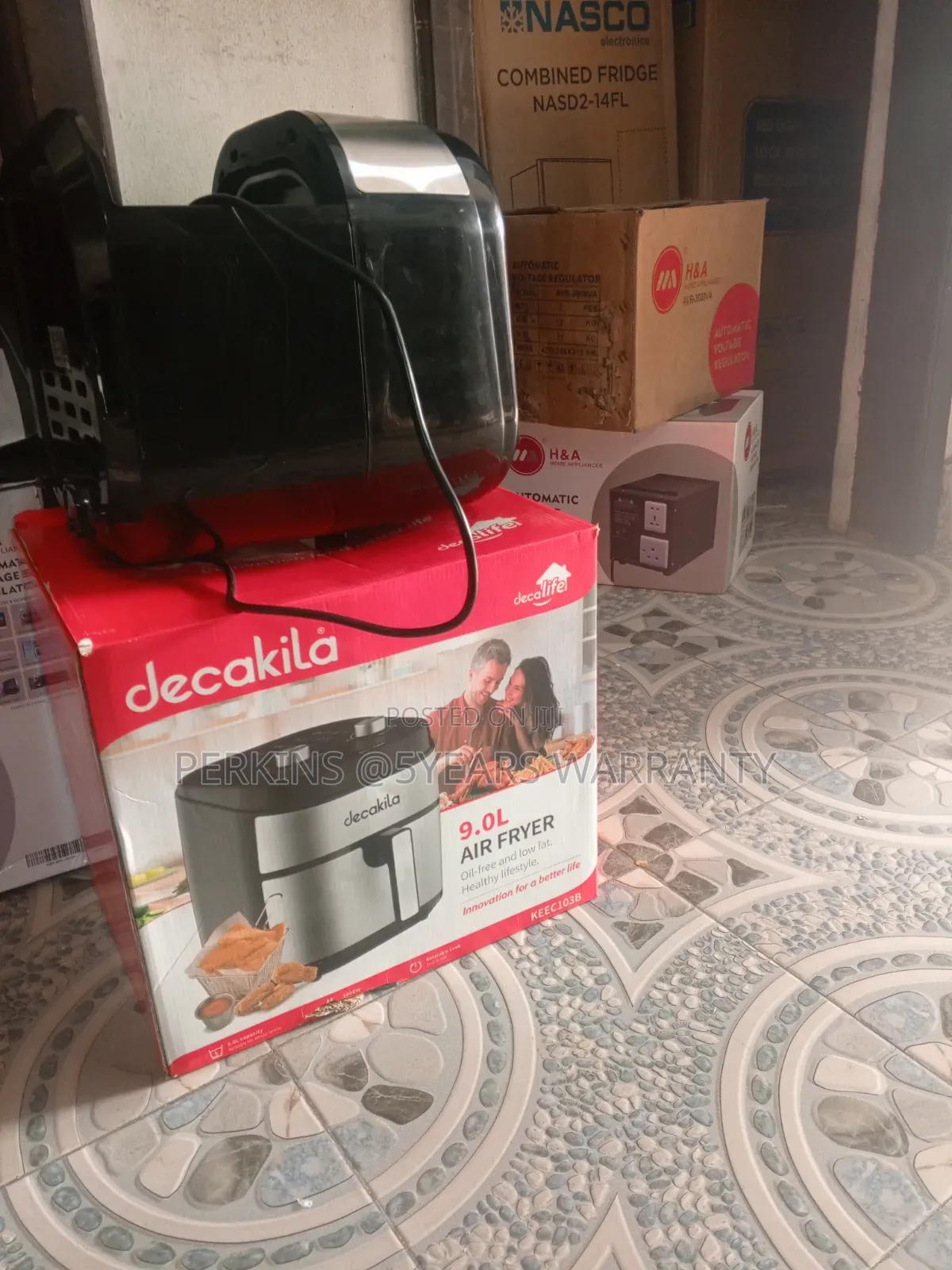 Easier Cooking Decakila Air Fryer 9L Air Fryer