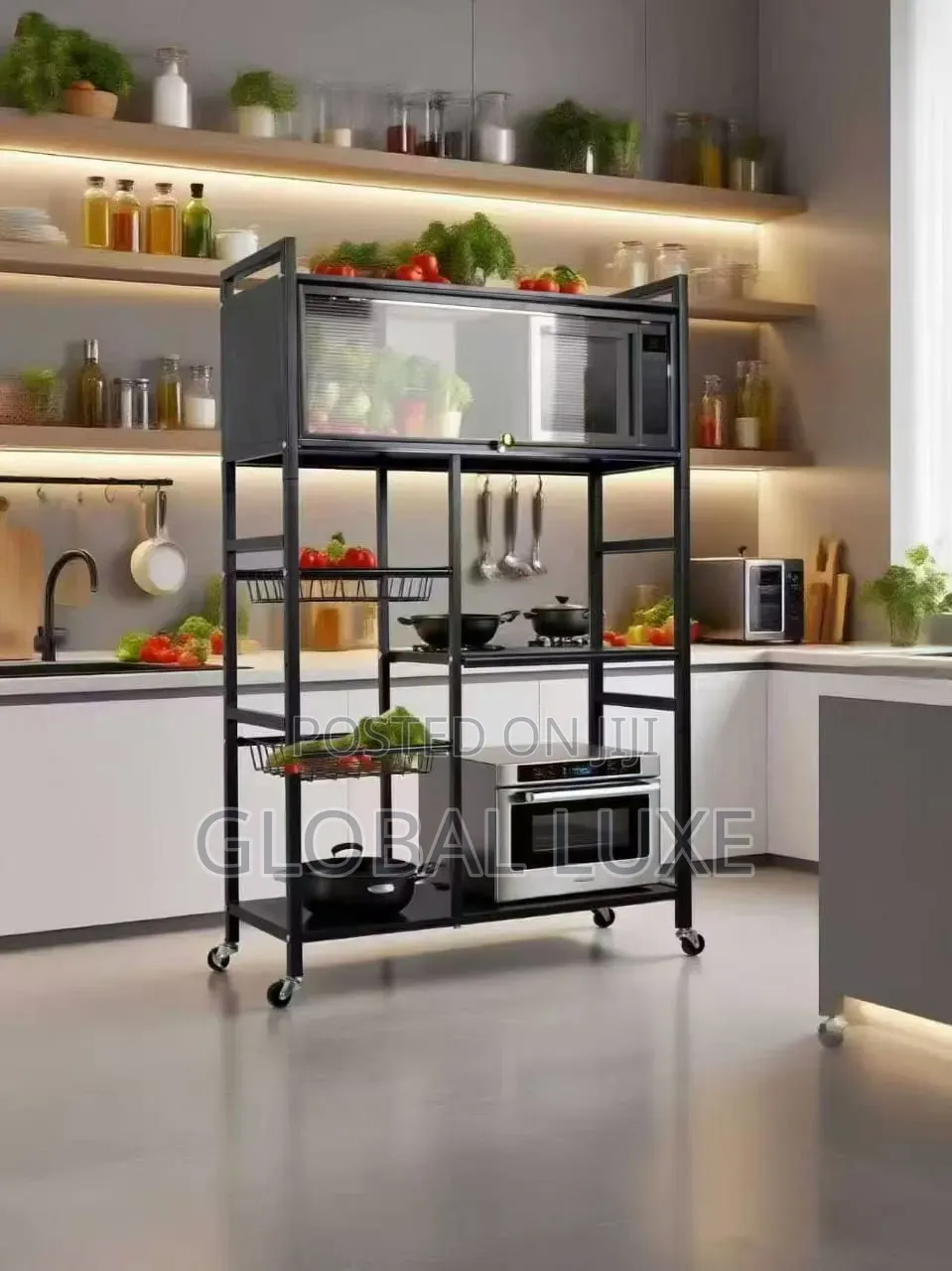 Kitchen Storage Rack – Multi-Purpose Kitchen Organizer