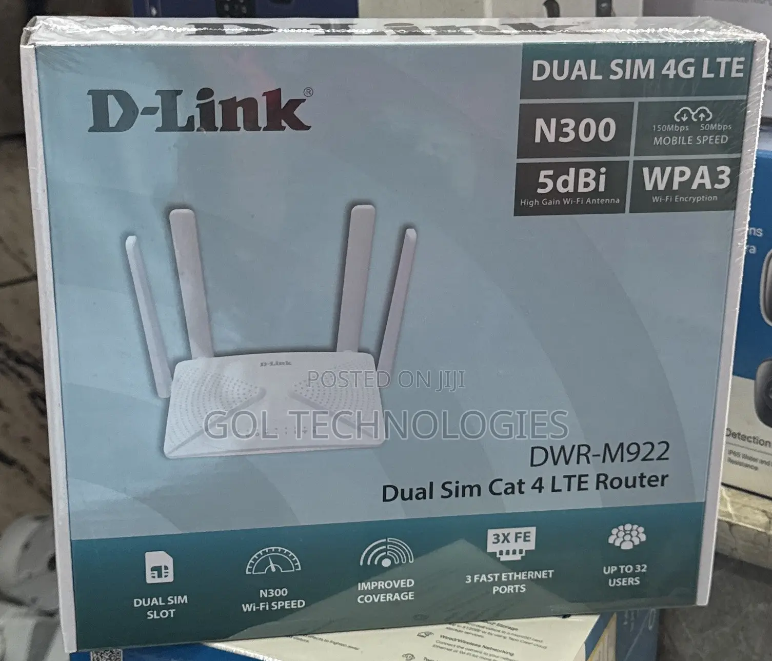 D-Link DWR-M922 Dual Sim Cat 4 Lte Router