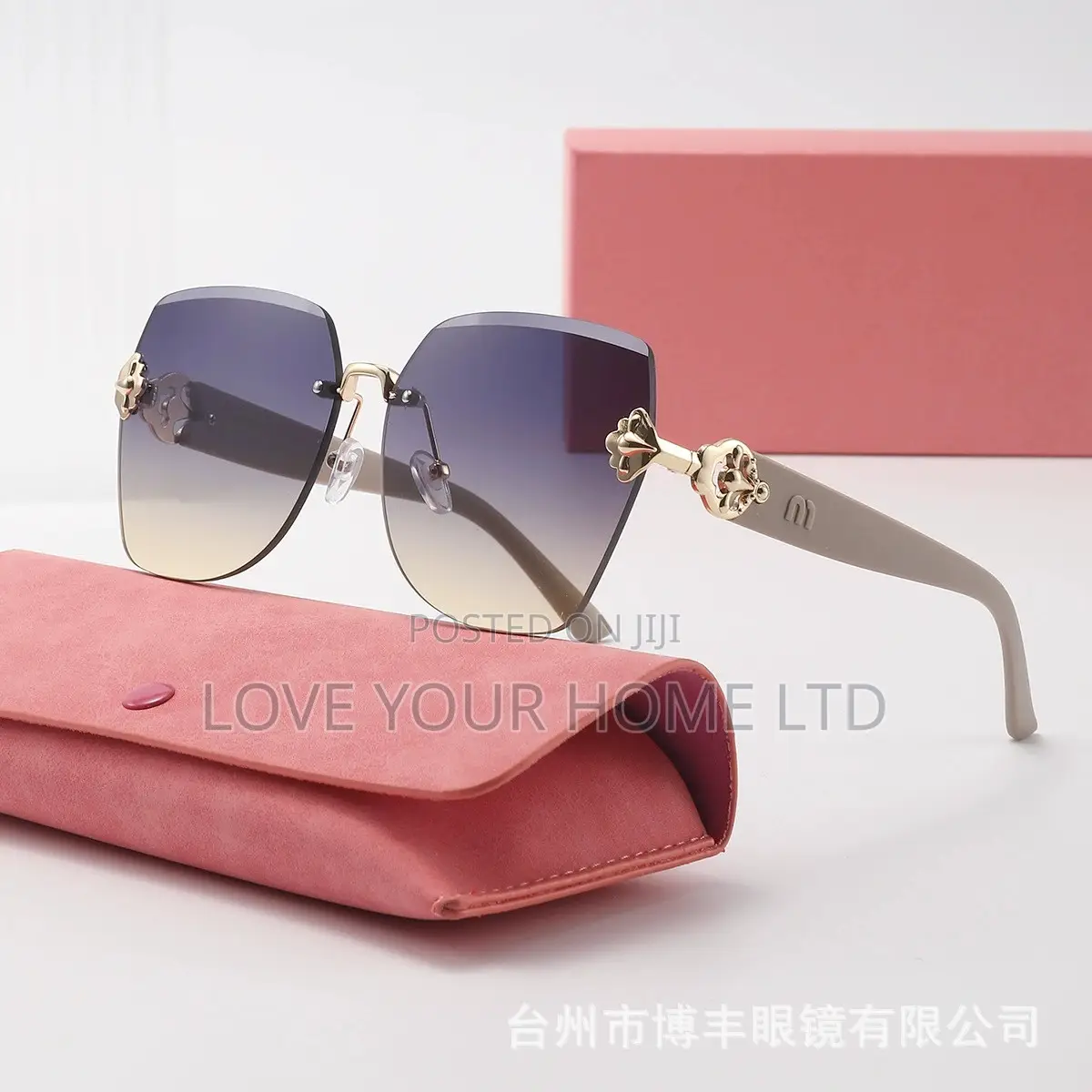 Fashion Oversized Square Sunglasses – Gradient Lens