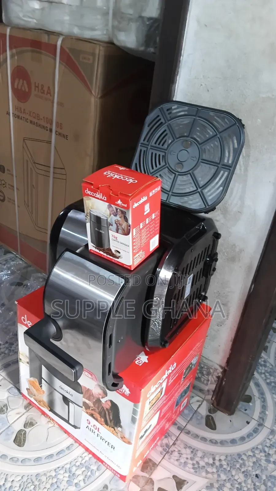 Nature Fresh Decakila 9.0L Air Fryer Plus Free Coffee Grinder
