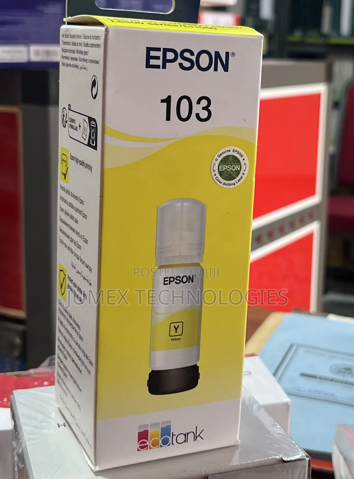 EPSON 103 Ink Yellow ECOTANK
