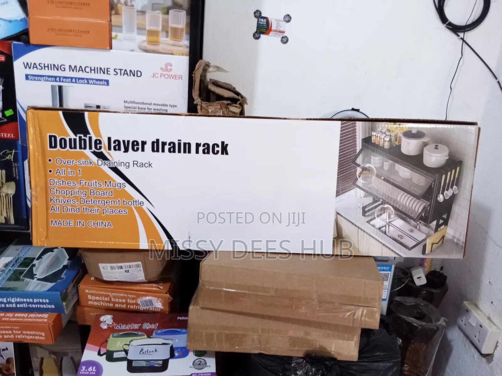 Double Layer Dish Rack With Covers