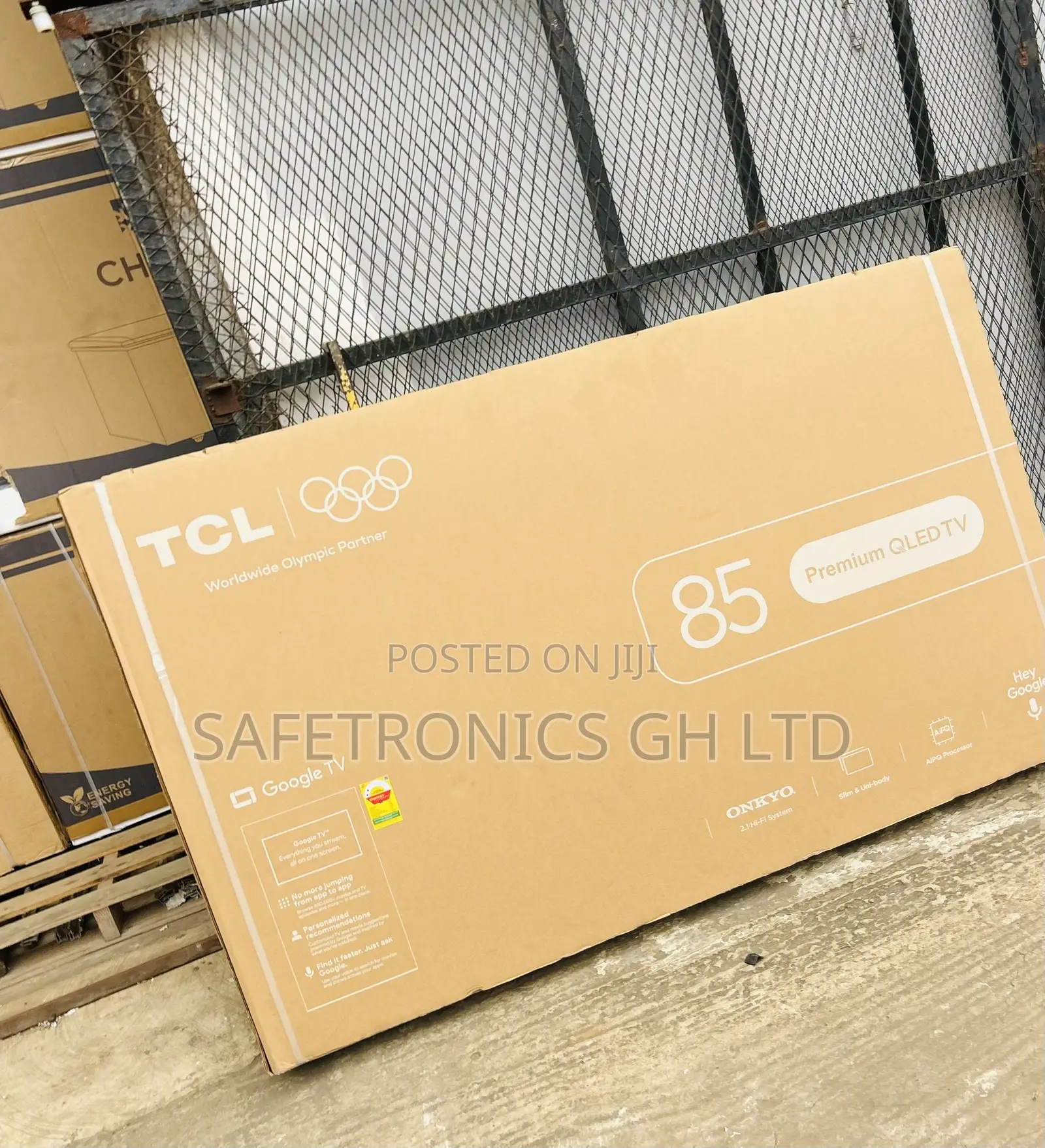 Newly in Box Smart 85 Inch TCL Qled 85P7LUhd TV
