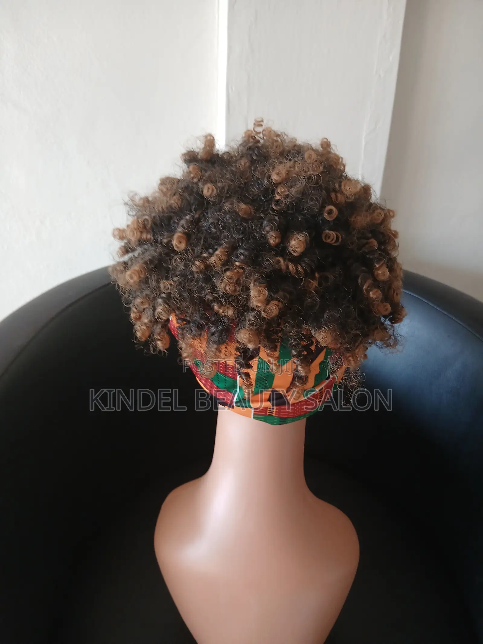 Curly Hair Head Band Wig