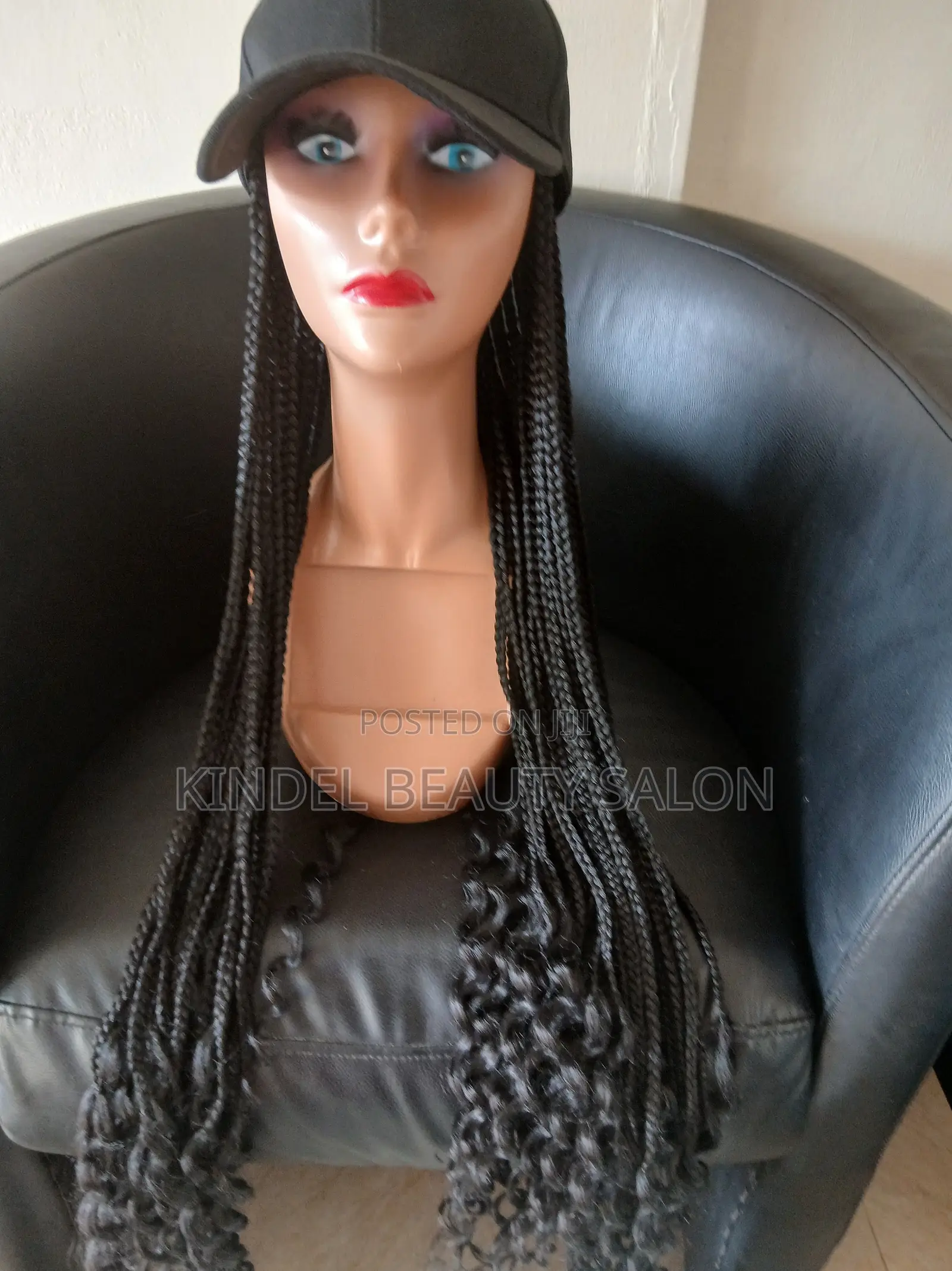 Braided Hair With Cap