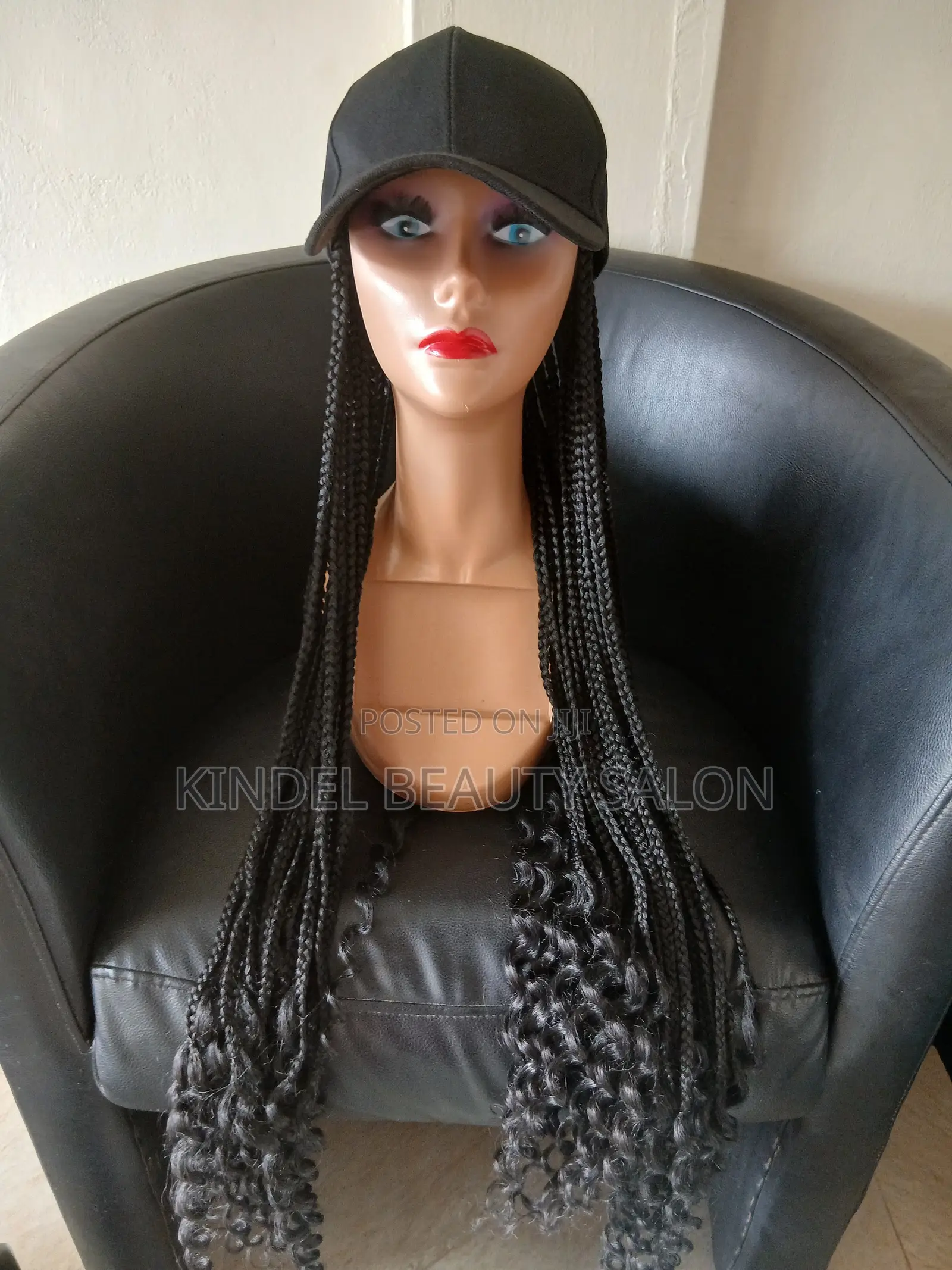 Braided Hair With Cap