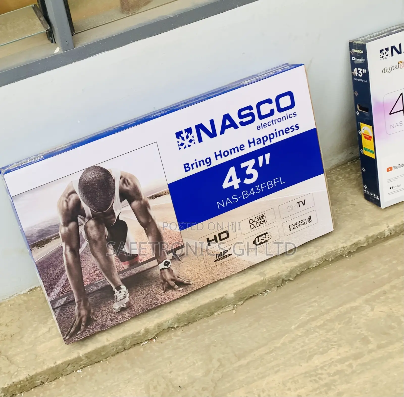 Newly in Stock Nasco 43′′ LED Digital Satellite Television