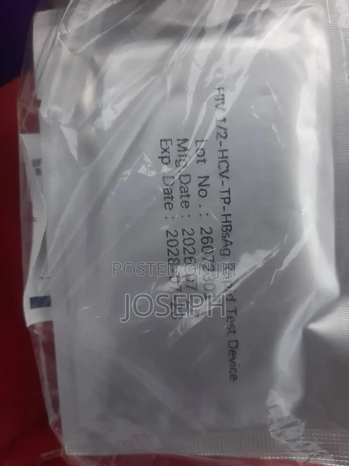 HIV,Hepatitis B N C ,Syphilis Self Tester
