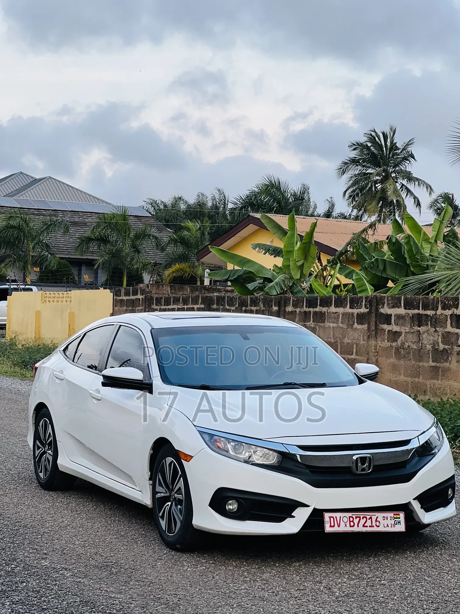Honda Civic EX Sedan 2018 White