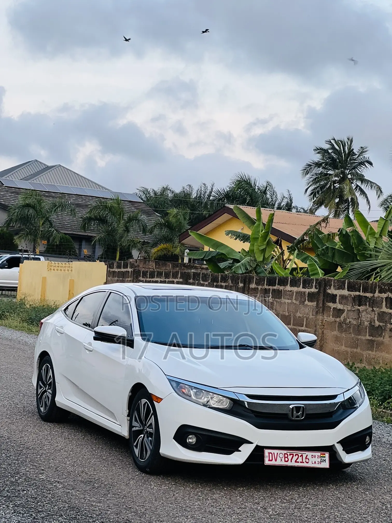 Honda Civic EX Sedan 2018 White