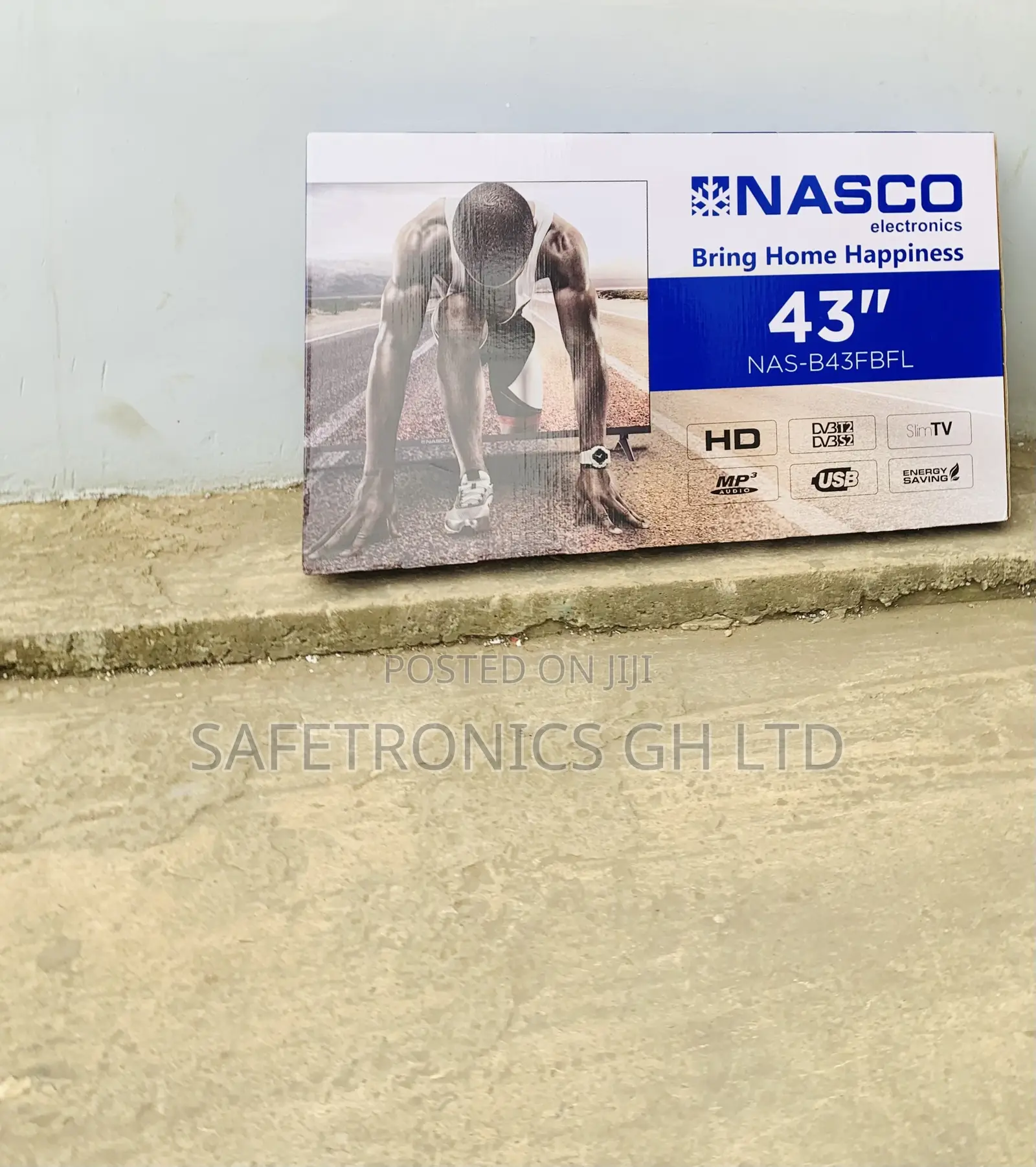 Secure Sleek Nasco 43 Inch Digital Satellite TV