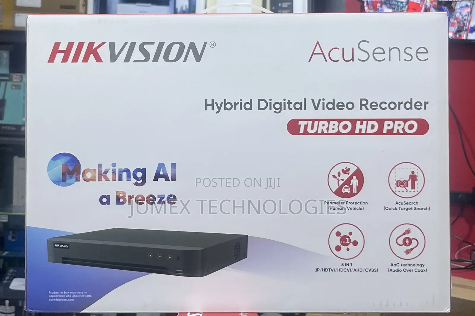Hikvision 4ch /5mp Hybrid DVR Turbo Hd Ds-7204hqhi-M1/Tx