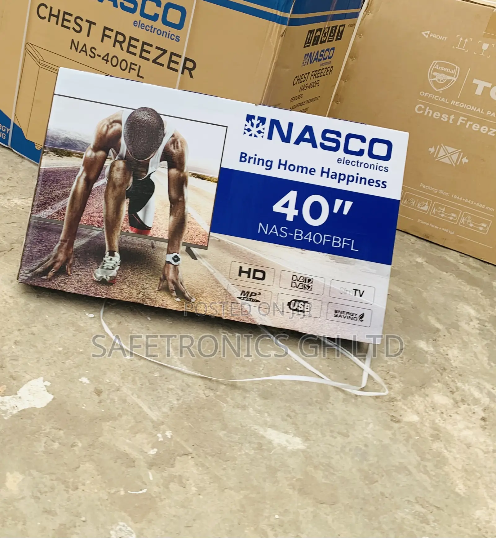 Extremely Affordable Nasco 43 Inch Satellite Digital Led TV